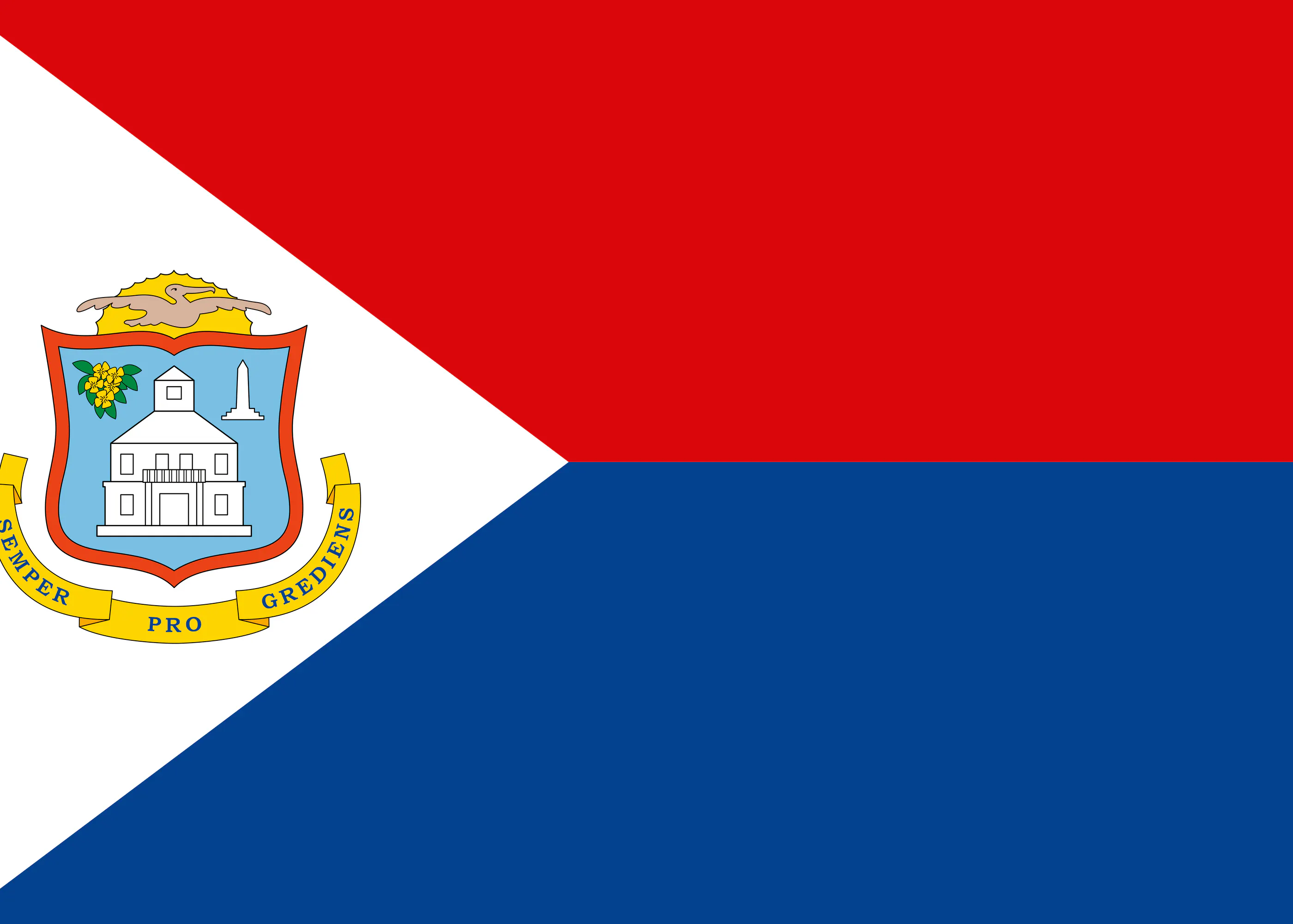 Sint Maarten Flagge Poster 0