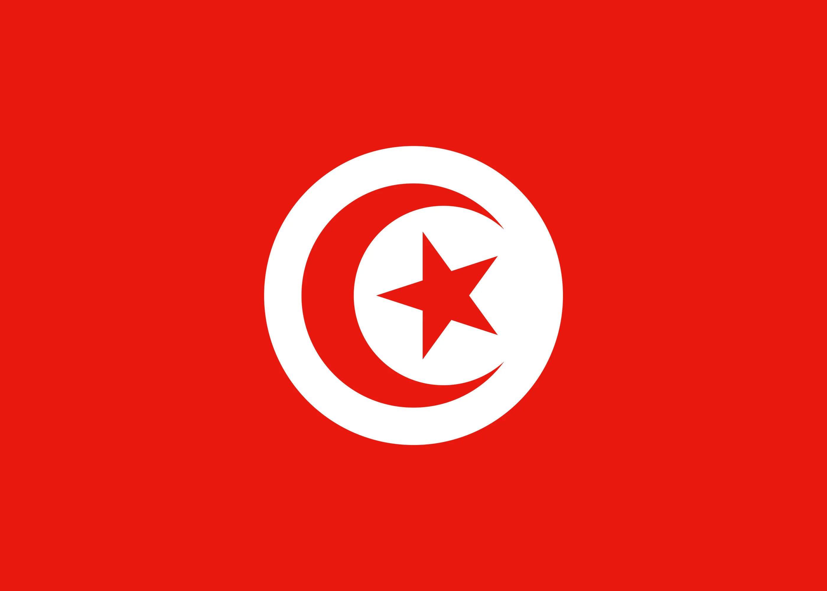 Tunesische Flagge Poster 0
