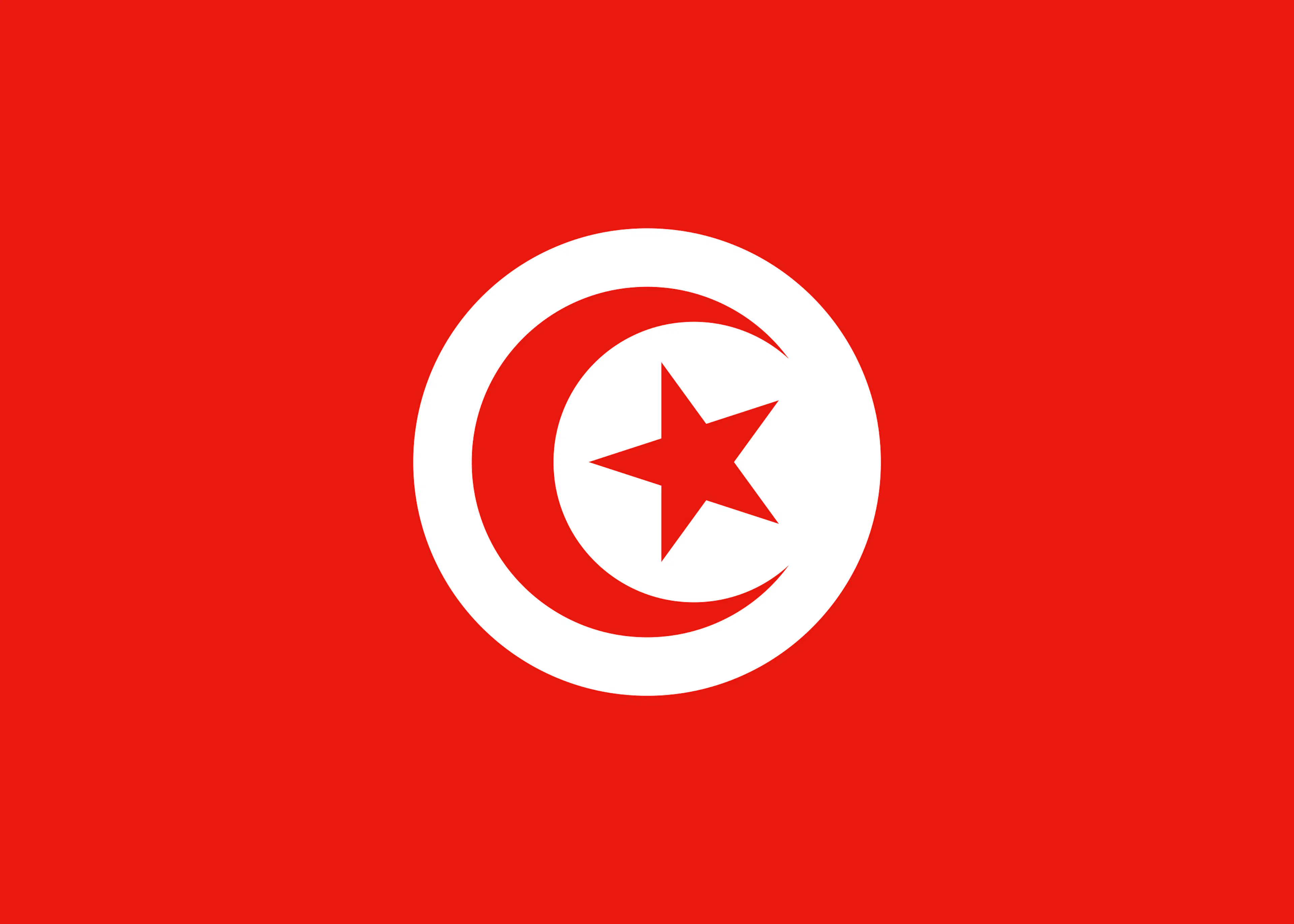 Tunesische Flagge Poster 0