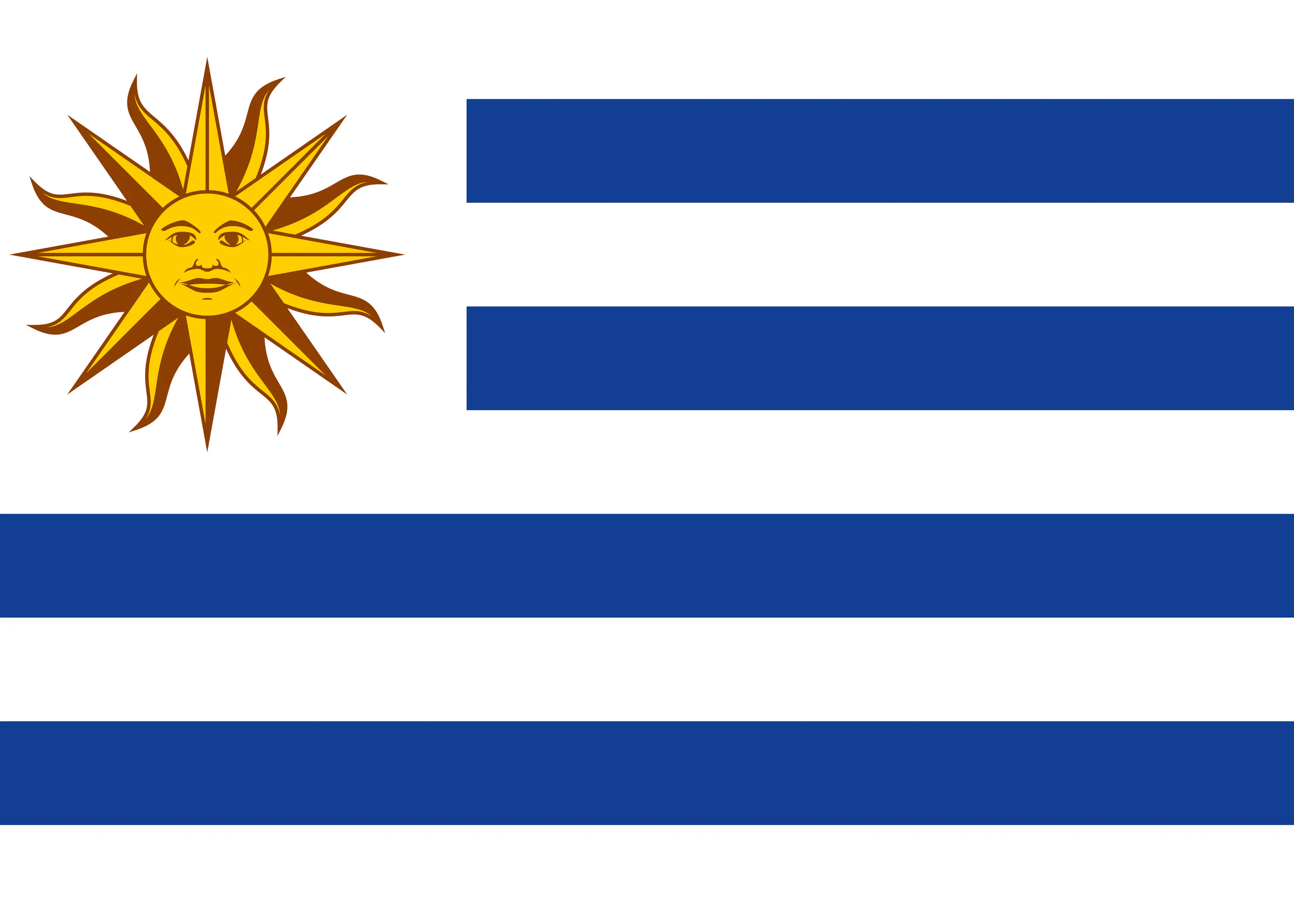 Uruguay Flagge Poster 0