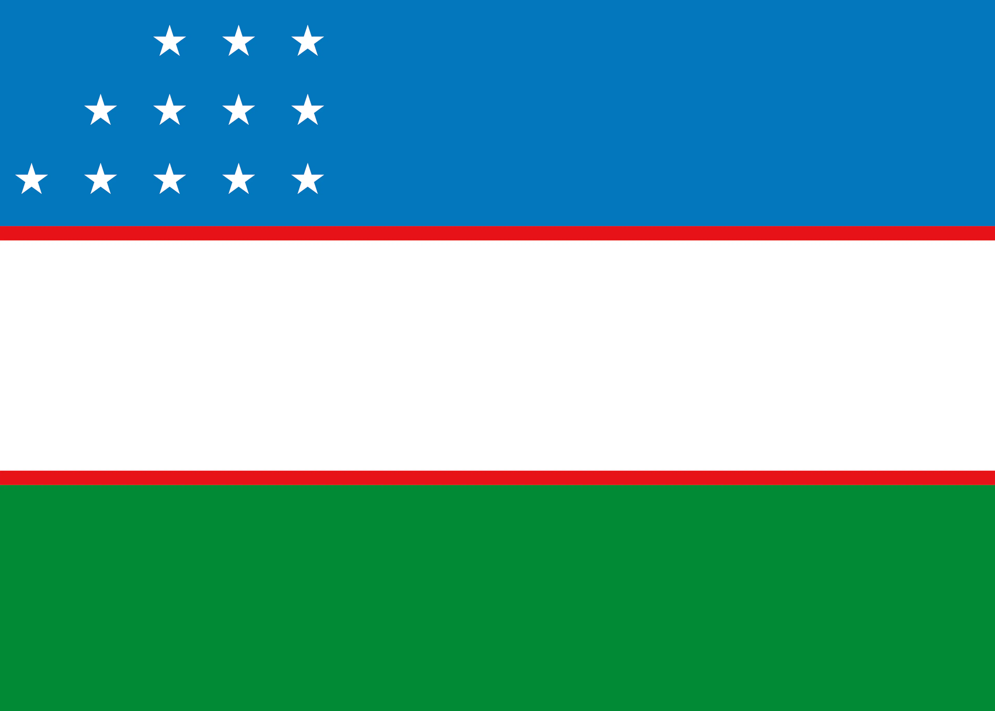 Usbekistan Flagge Poster 0