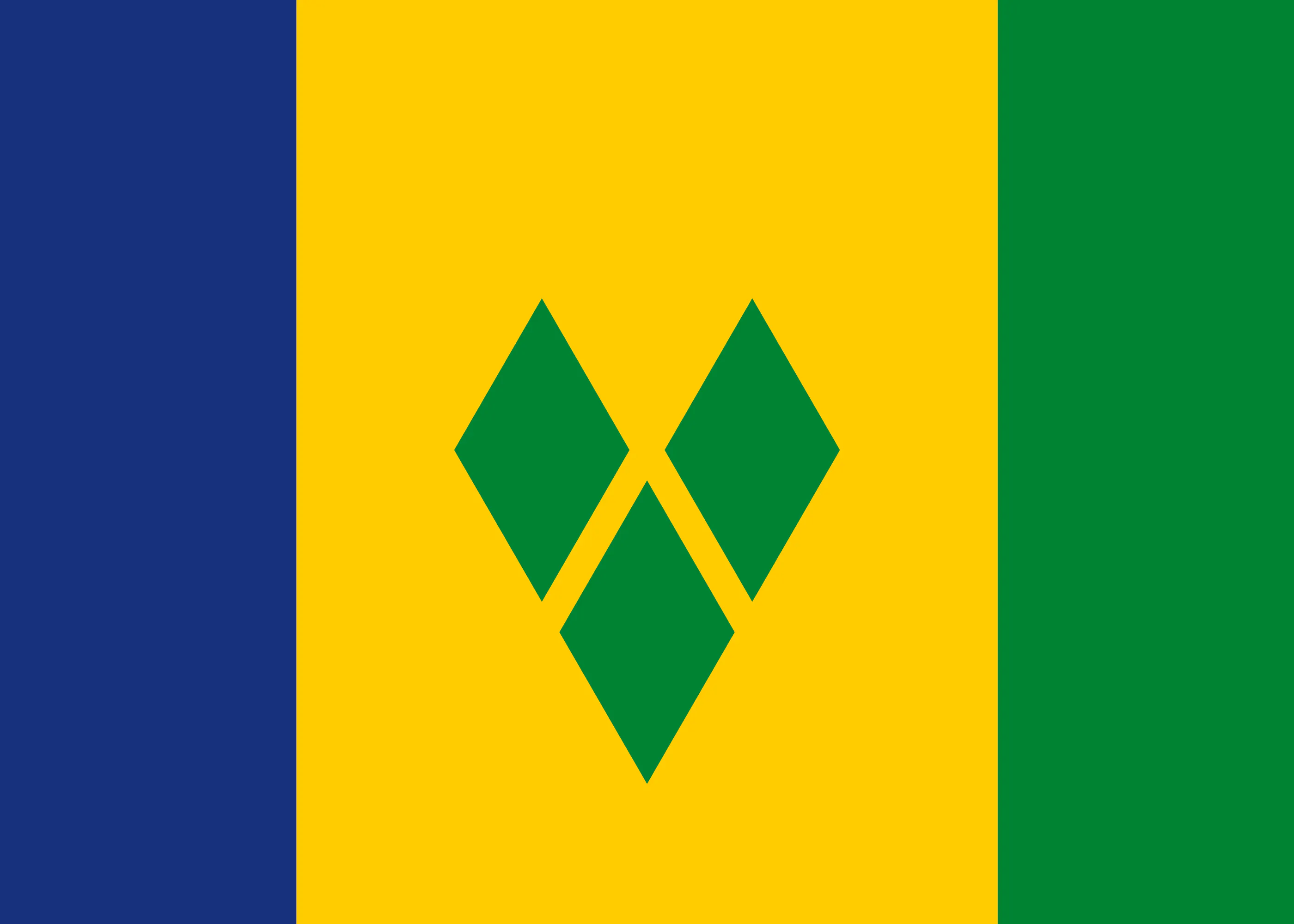 Saint Vincent Flagge Poster 0