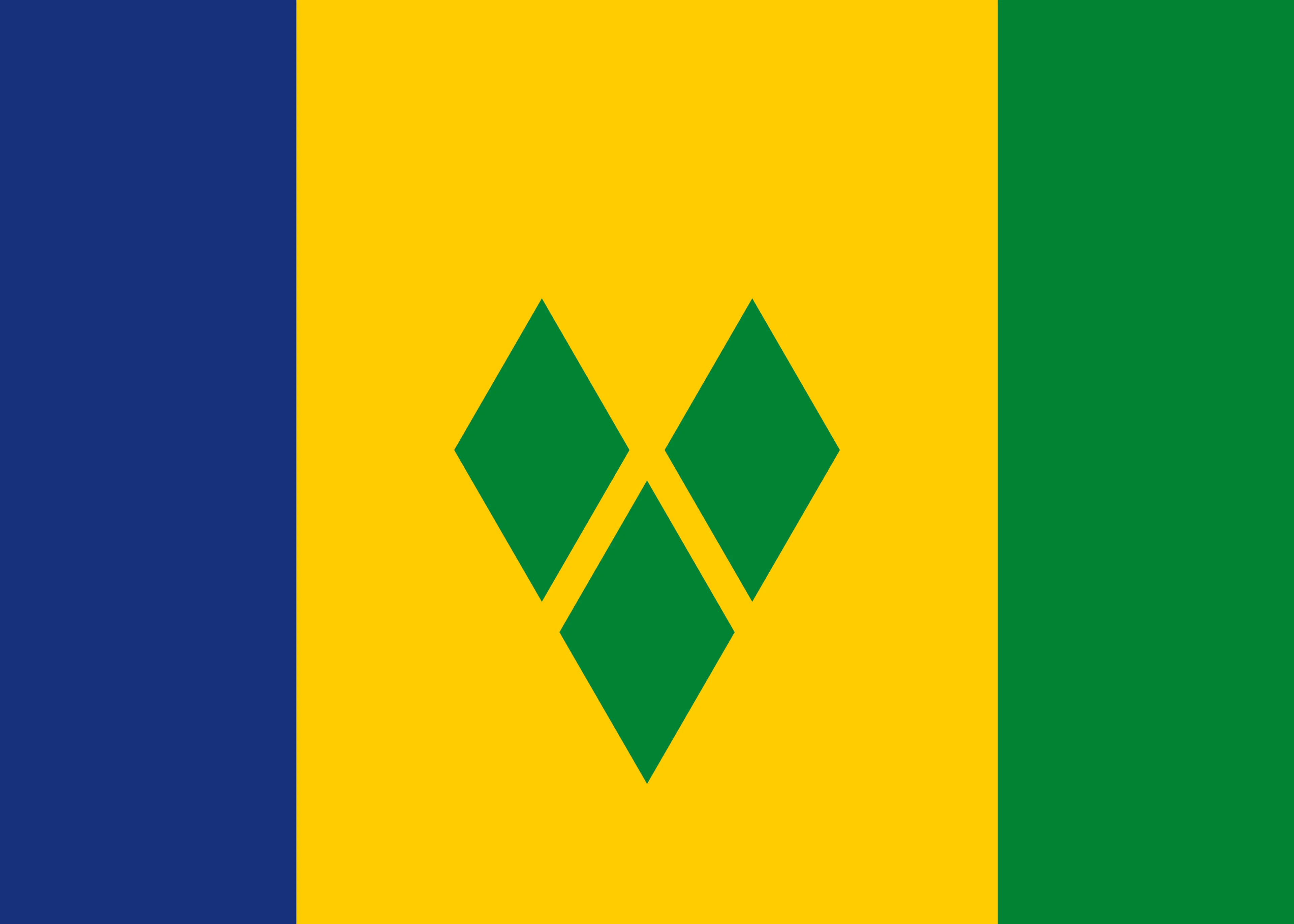 Saint Vincent Flagge Poster 0