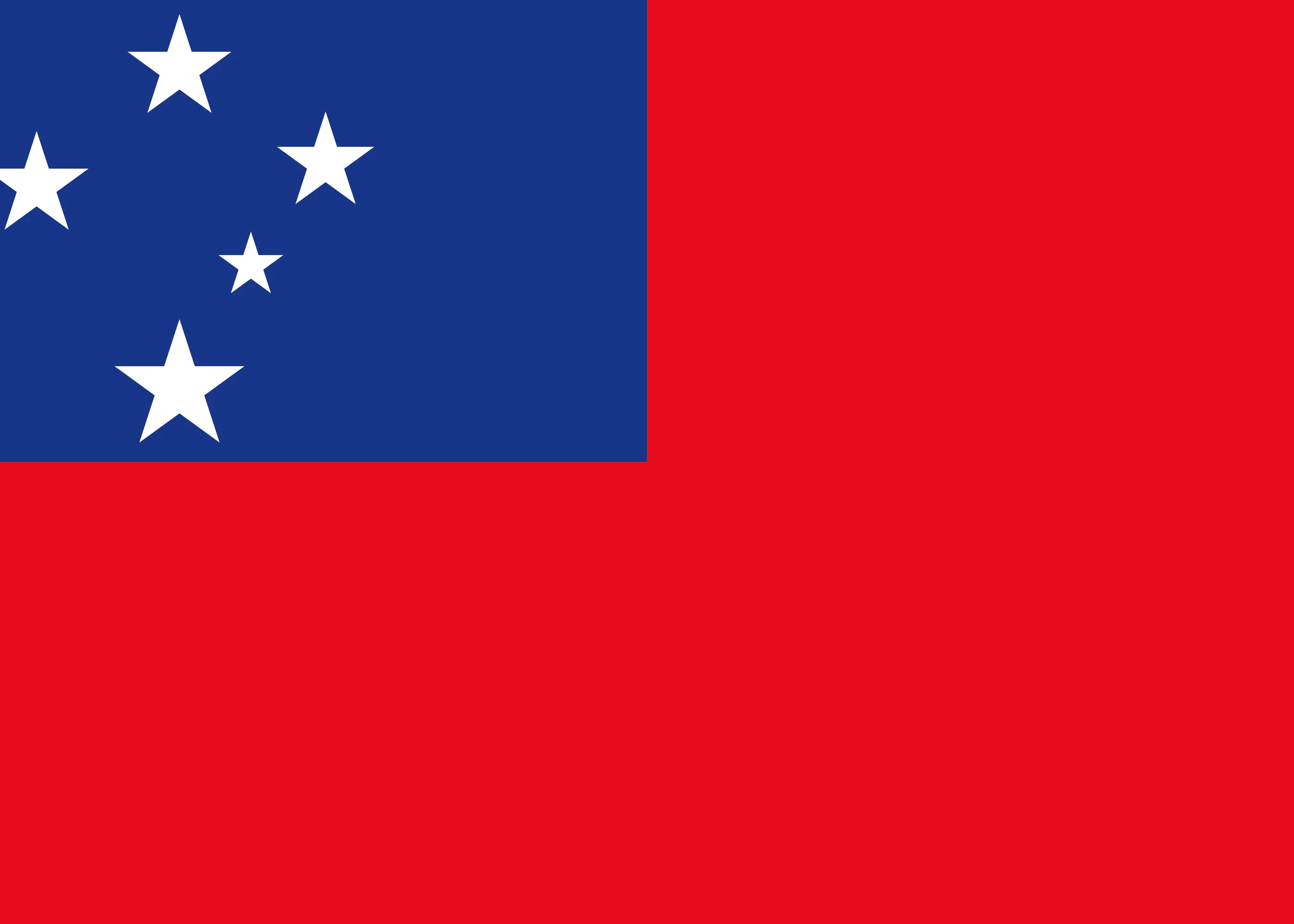 Samoa Flagge Poster 0