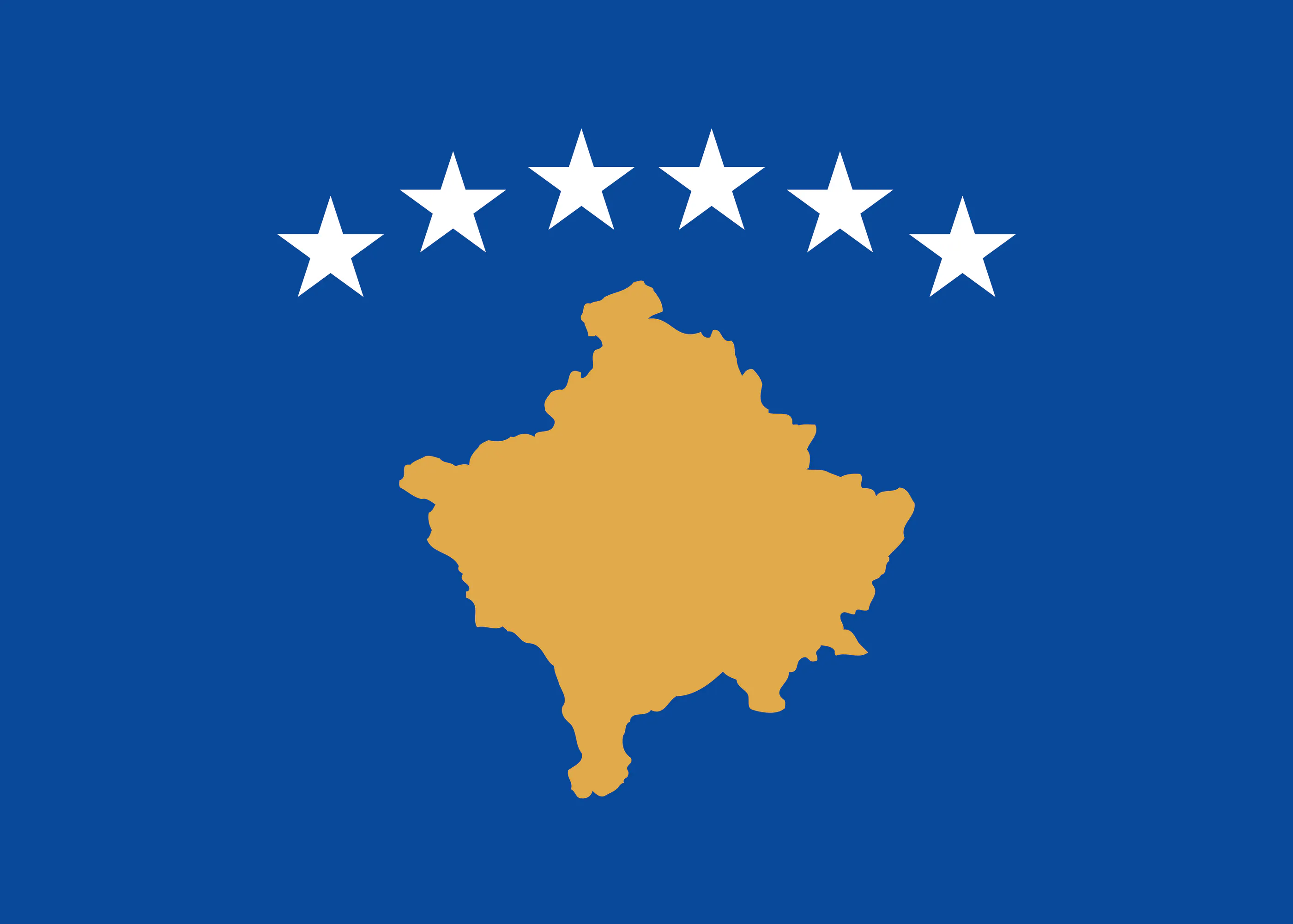 Kosovo Flagge Poster 0