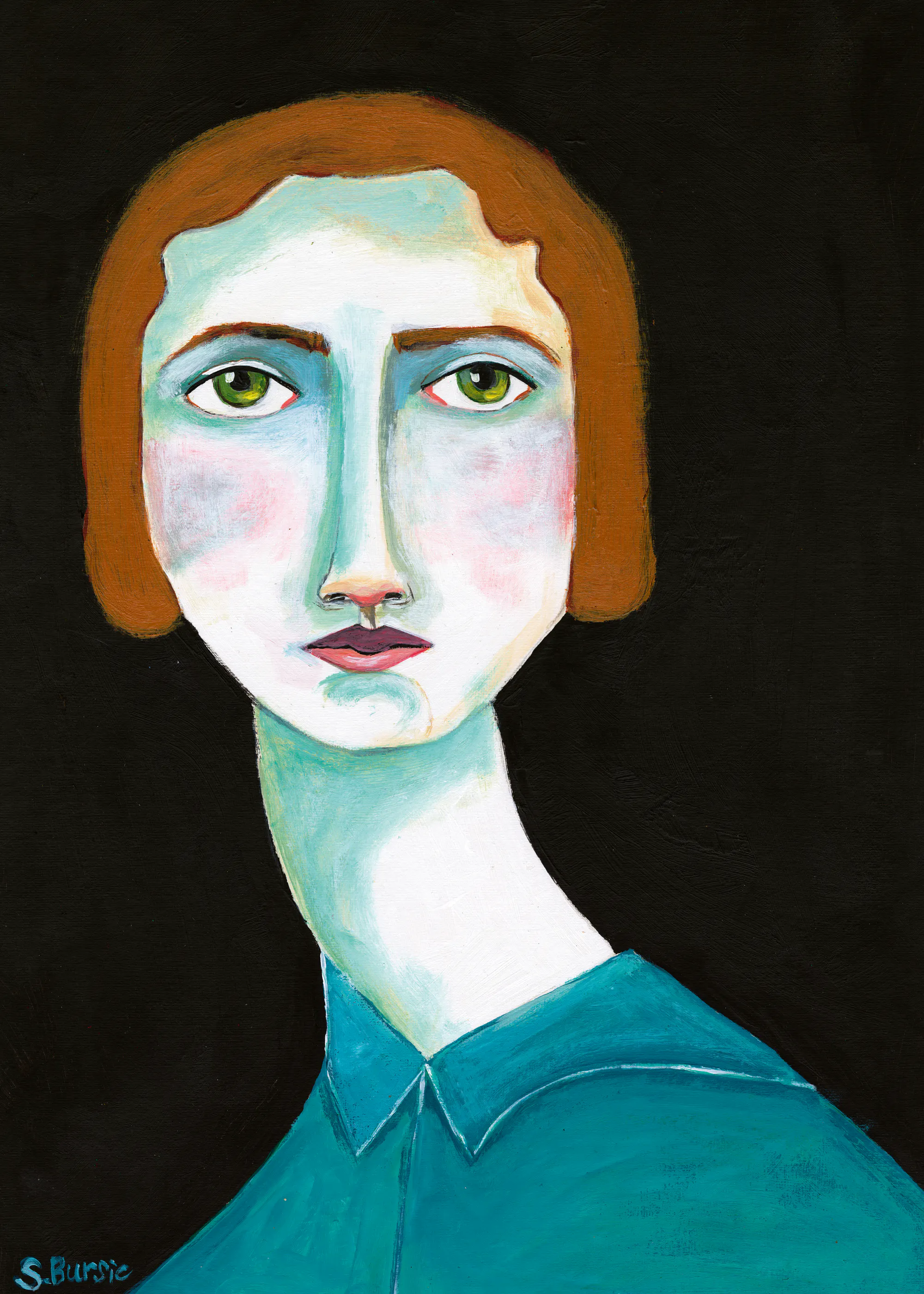 Sharyn Bursic - Moderne Kvinneportrett Plakat 0