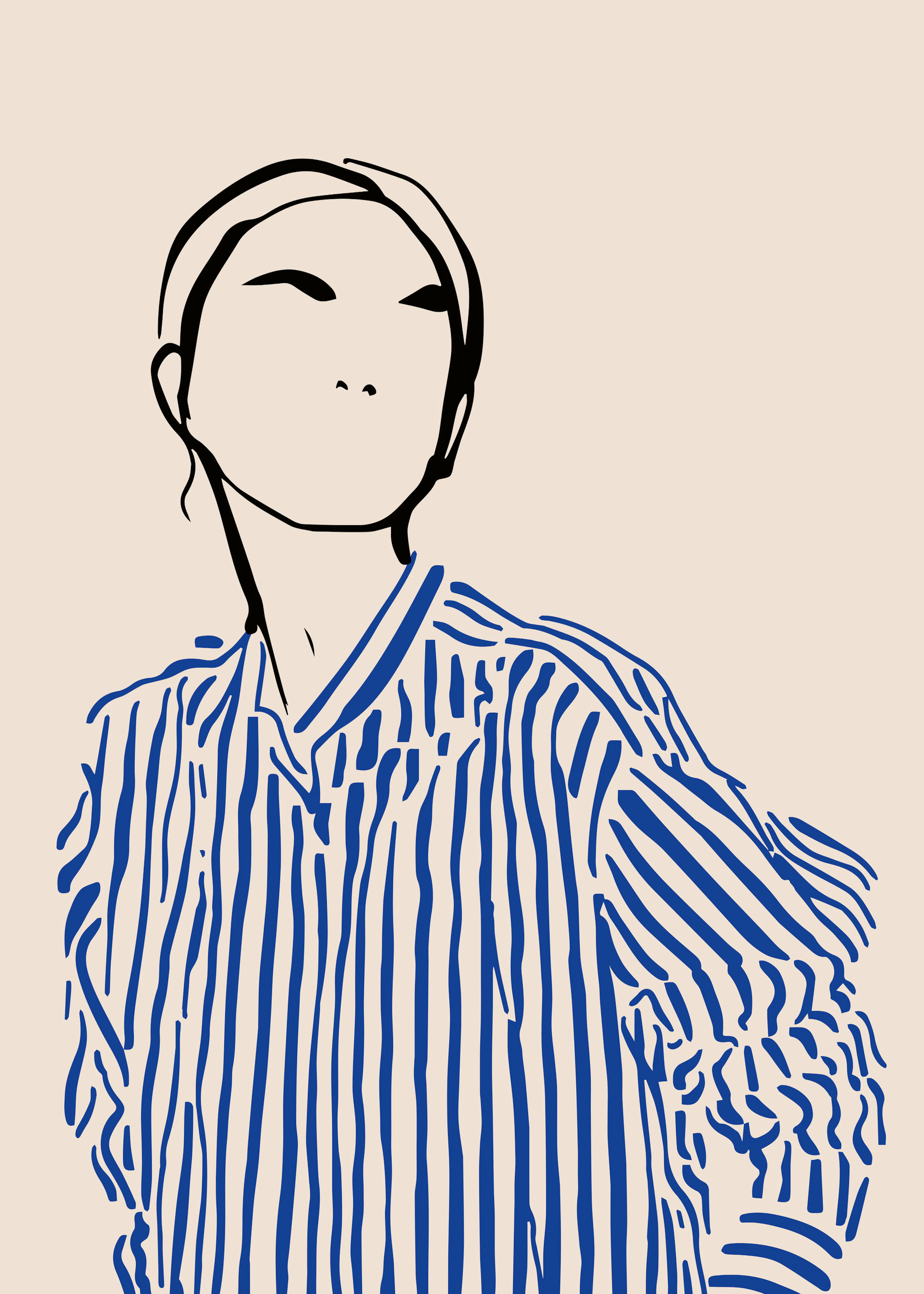 Greywork.Studio | Eirini Gerakidou - Dungi Albastre Minimaliste Poster 0