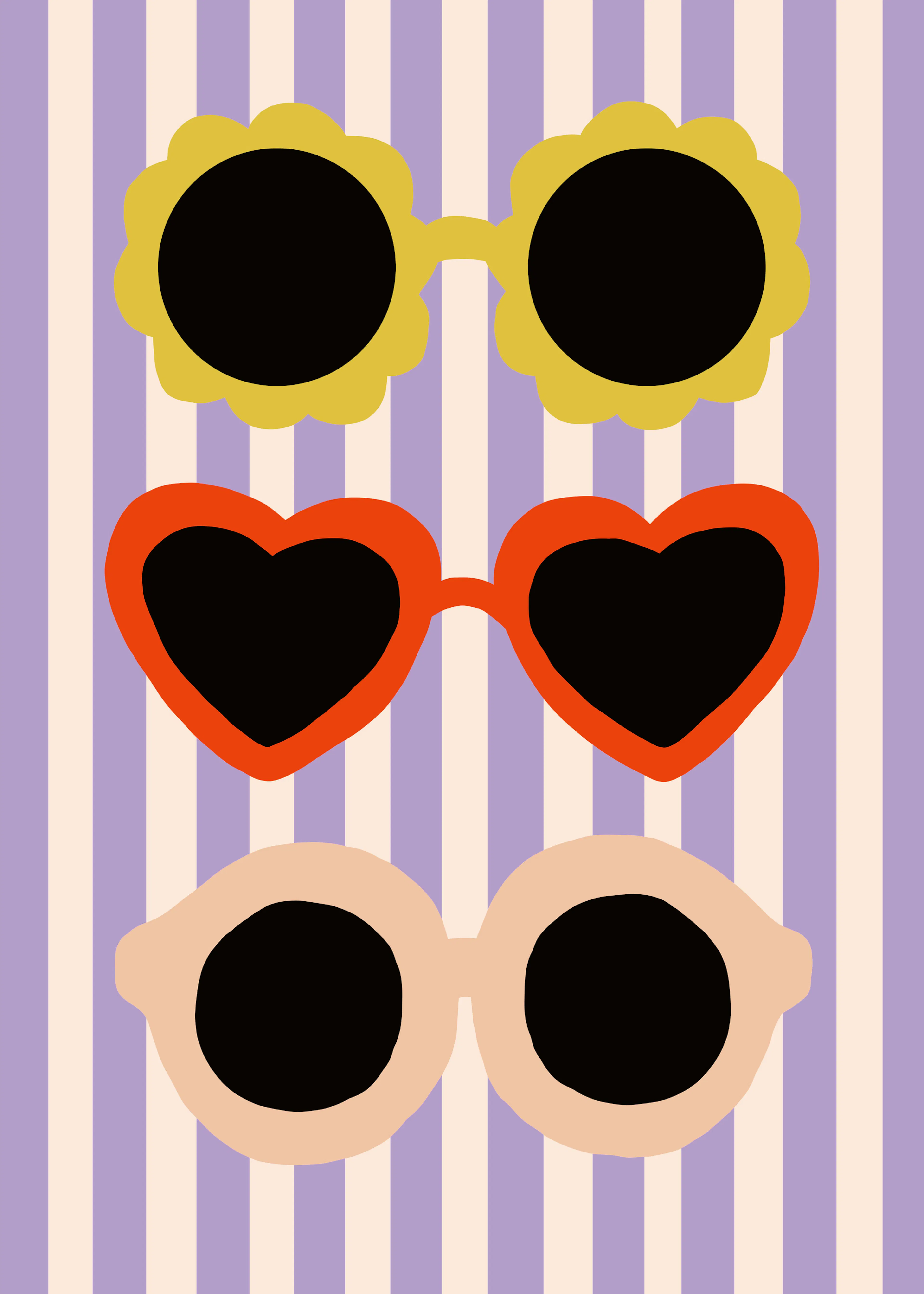 Maren Gross - Playful Summer Sunglasses Poster 0