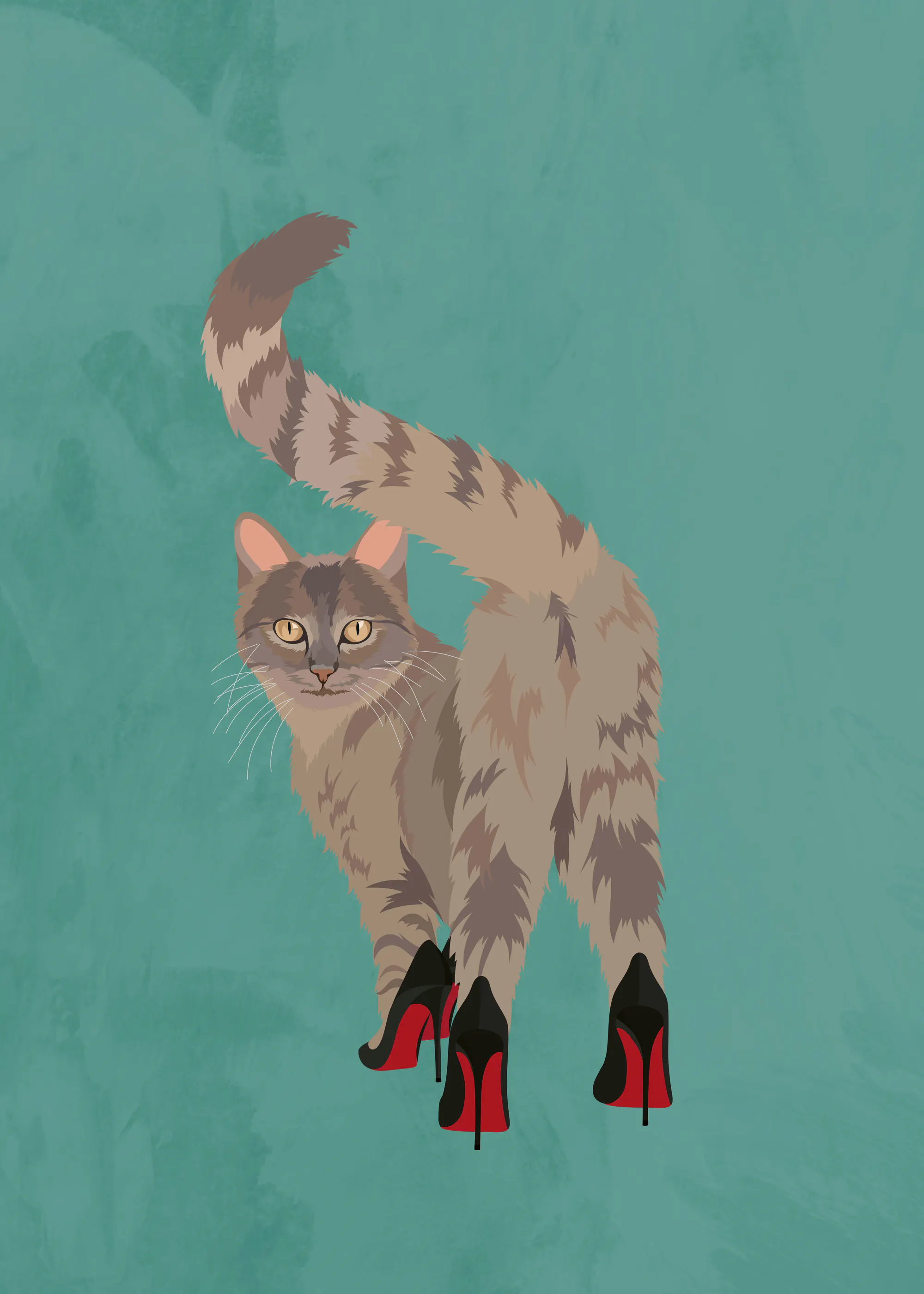 Sarah Manovski - Glamorous Cat Heels Juliste 0