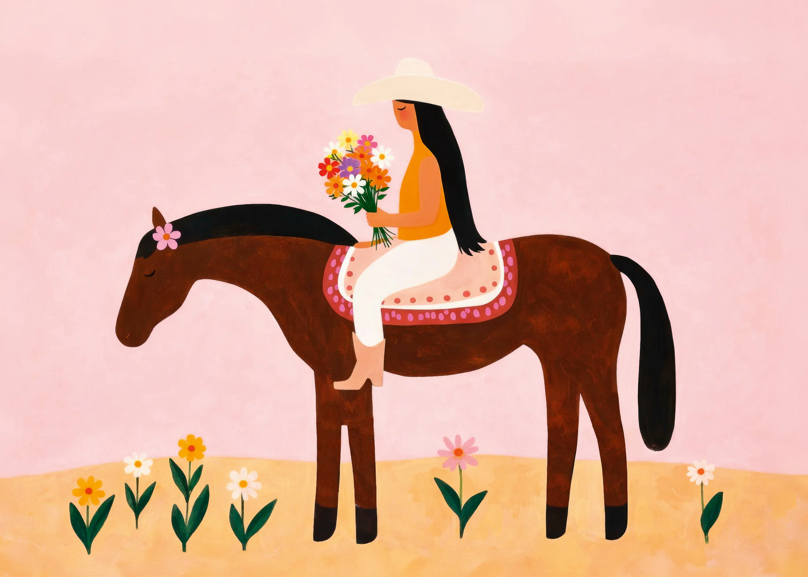 كاثرين بينار - ركوب الخيل البوهيمي بوستر 0