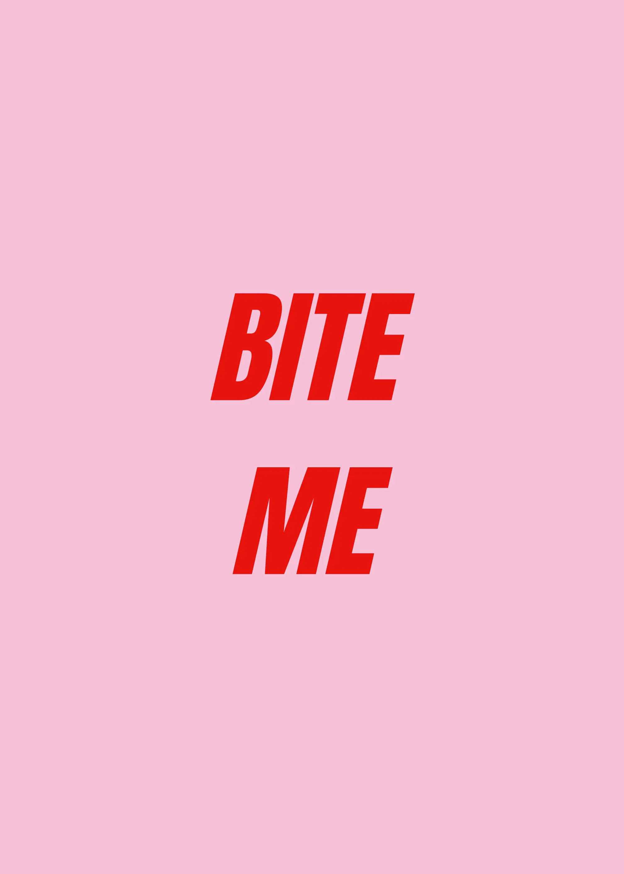 Athene Fritsch - Sassy Pink Bite Me ポスター 0