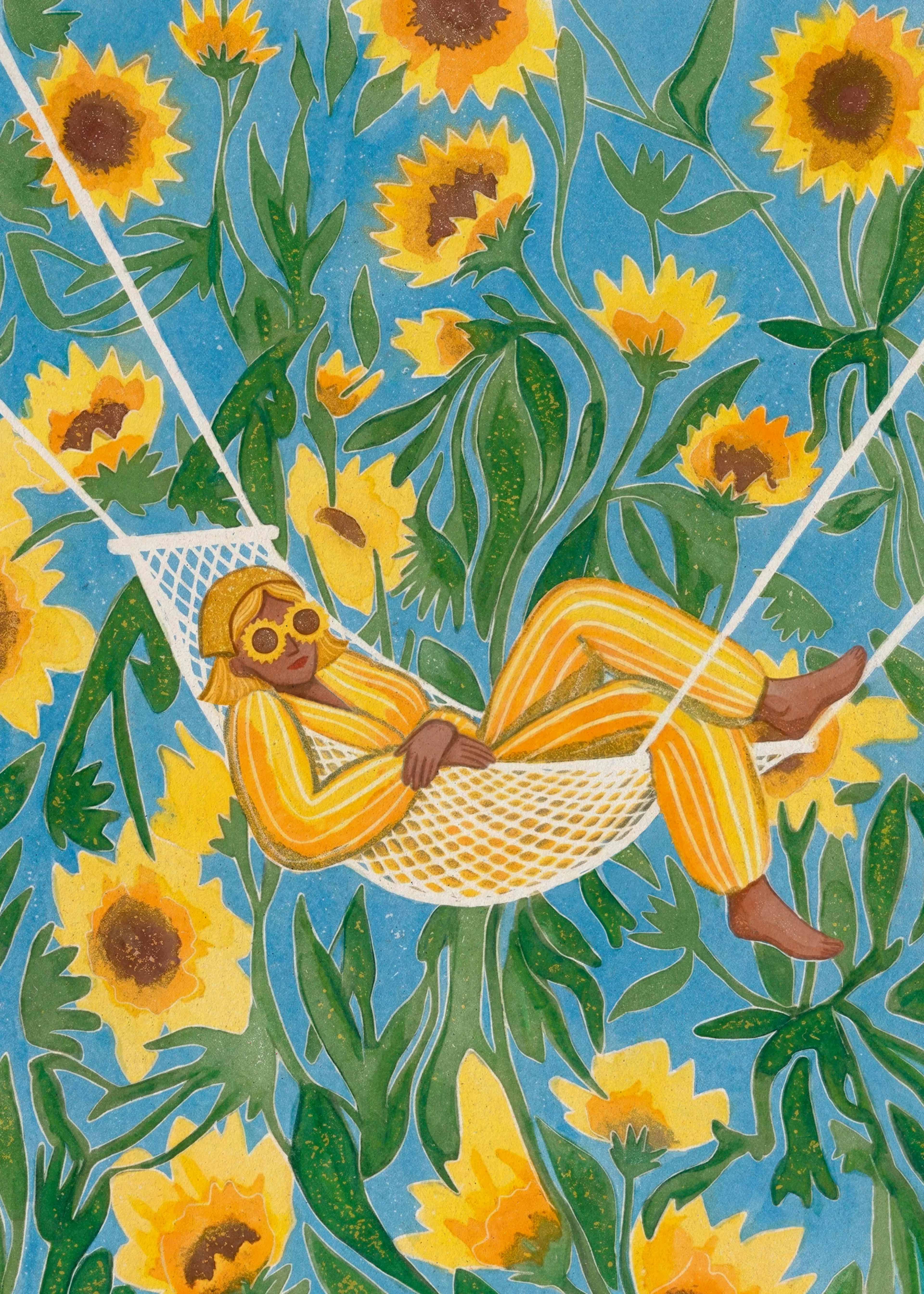 Essa Van Reis - Relax tra i Girasoli Poster 0