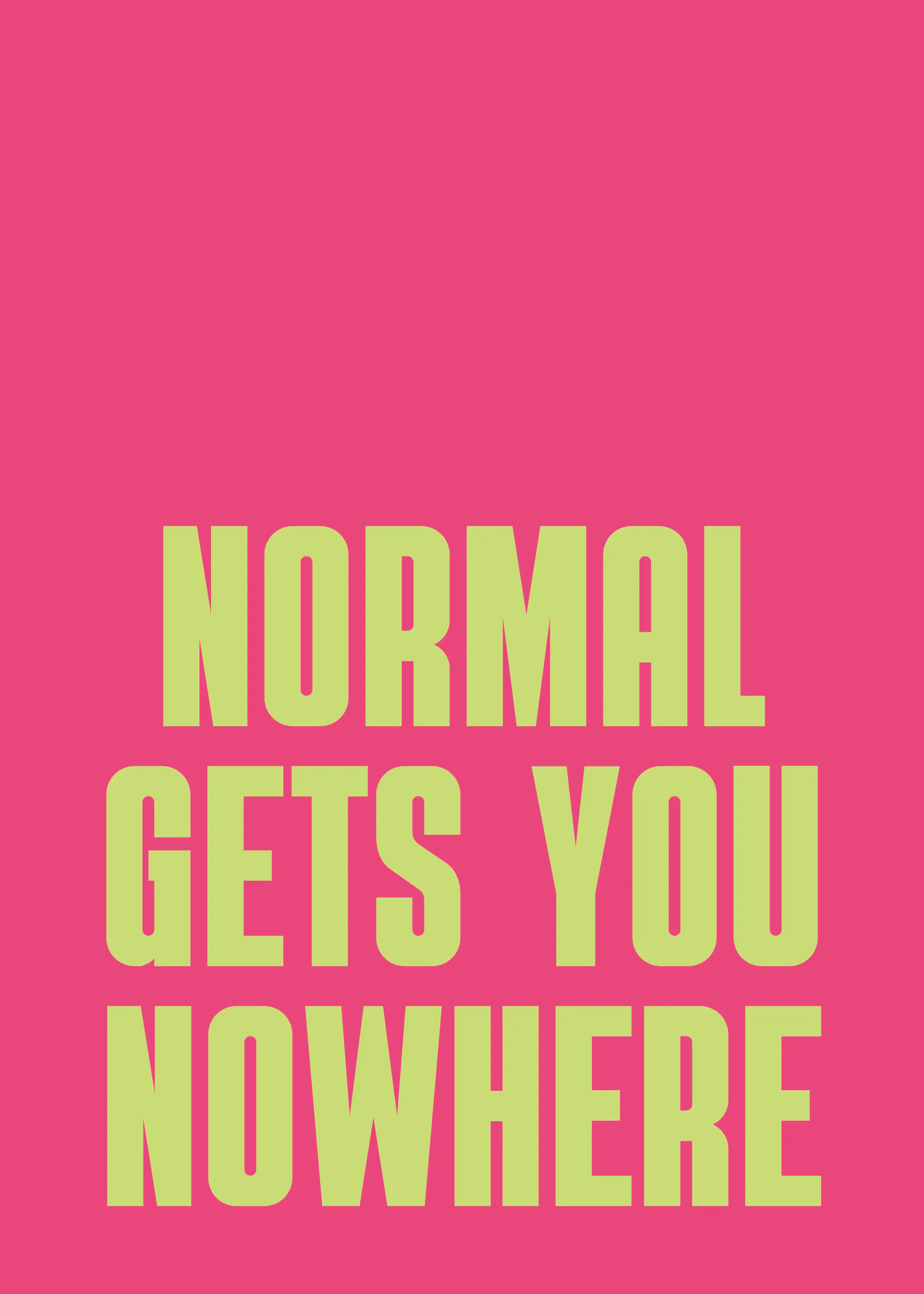 Athene Fritsch - Normal Gets Nowhere ポスター 0