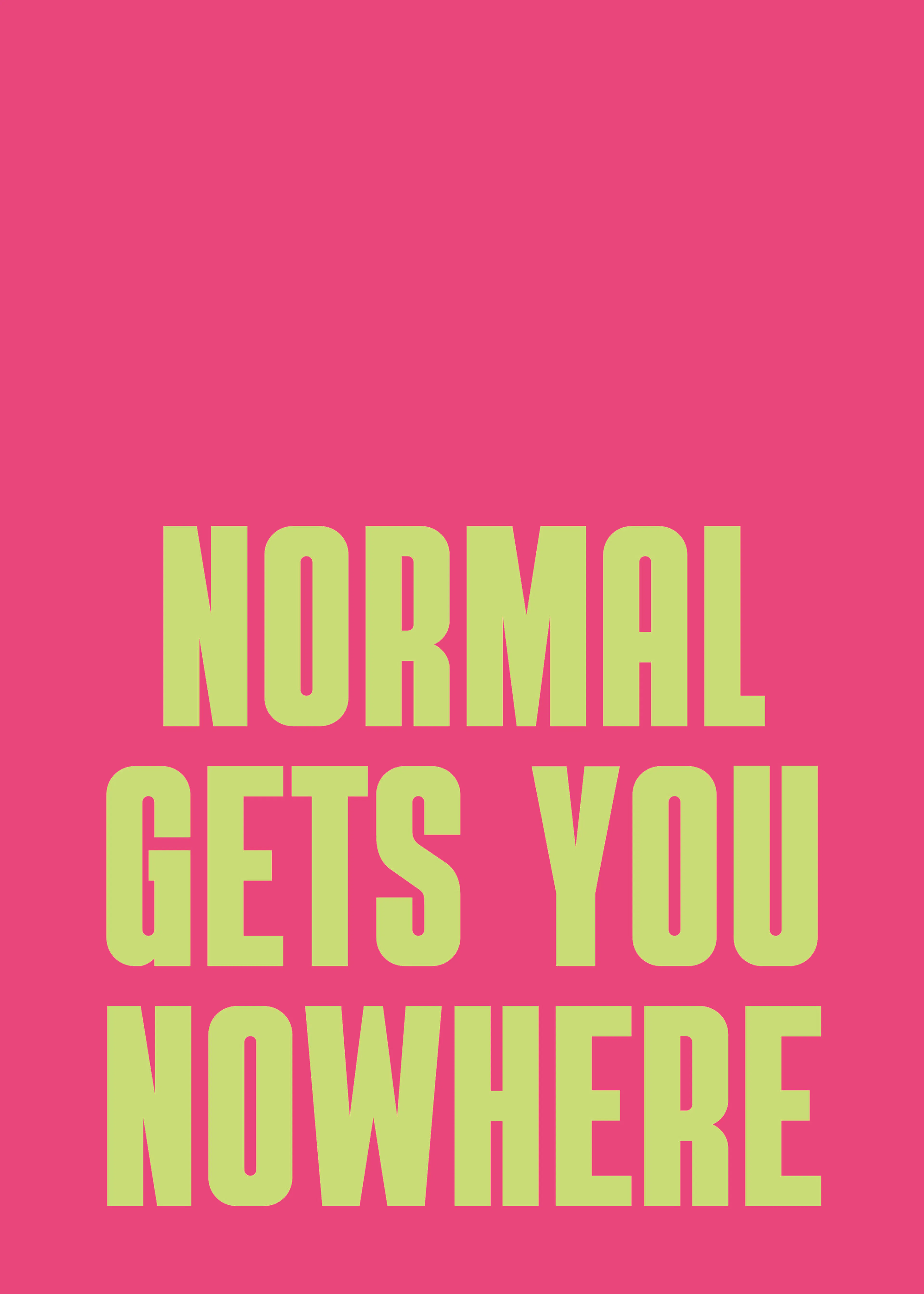 Athene Fritsch - Normal Gets Nowhere ポスター 0