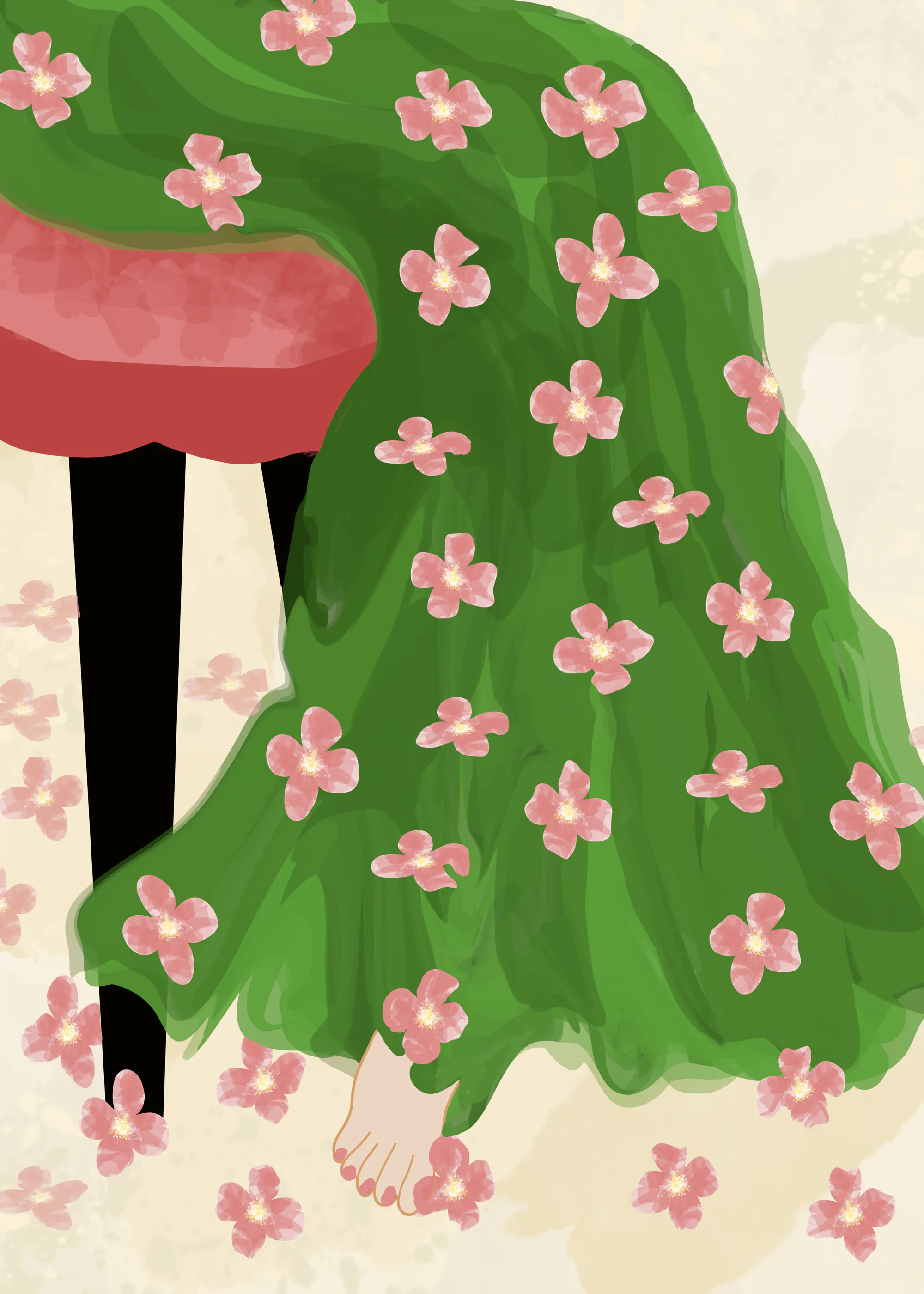 Sannel Larson - Verträumtes Blumenkleid Poster 0