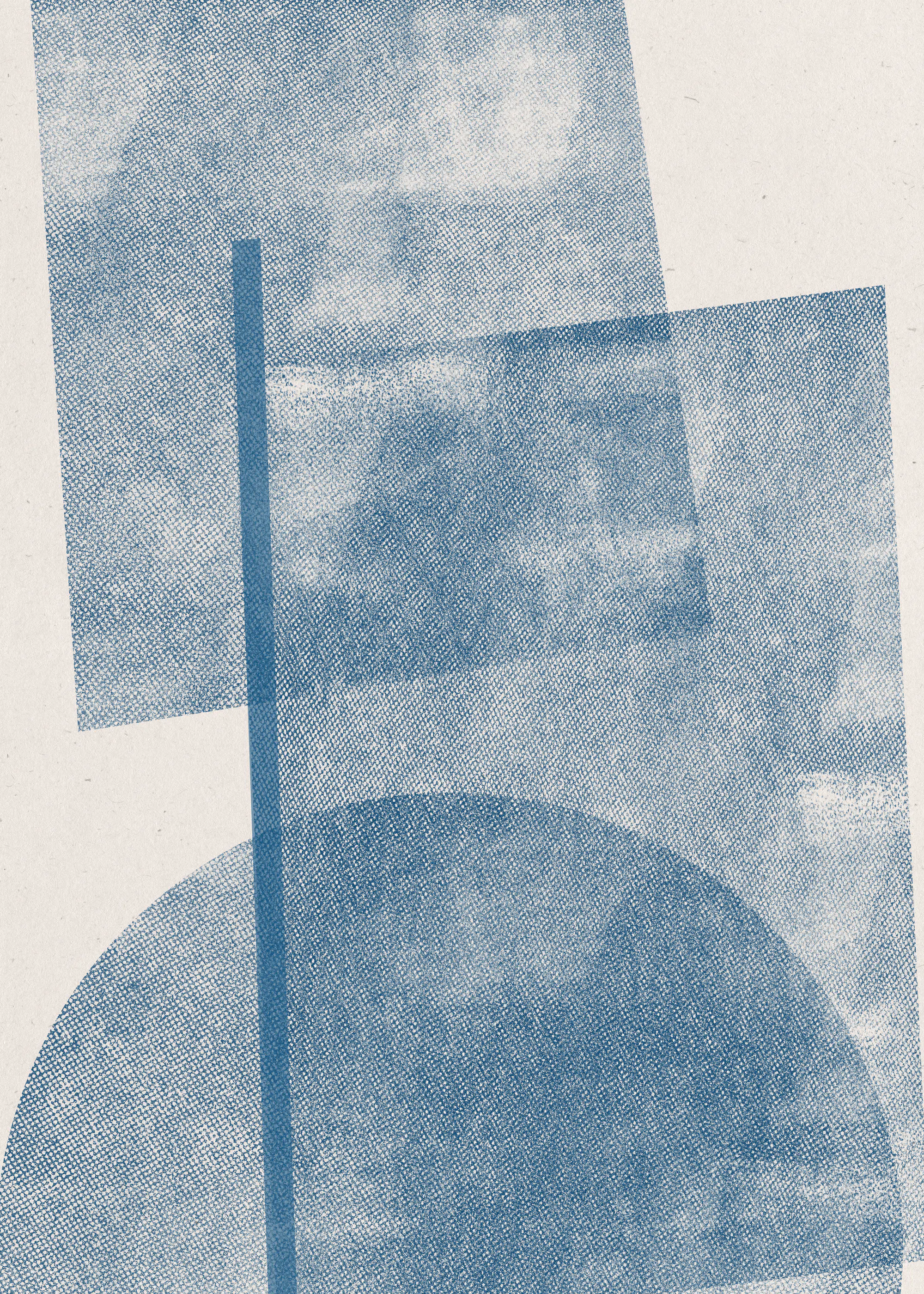 THE MIUUS STUDIO - Azuur Geometrische Poster 0