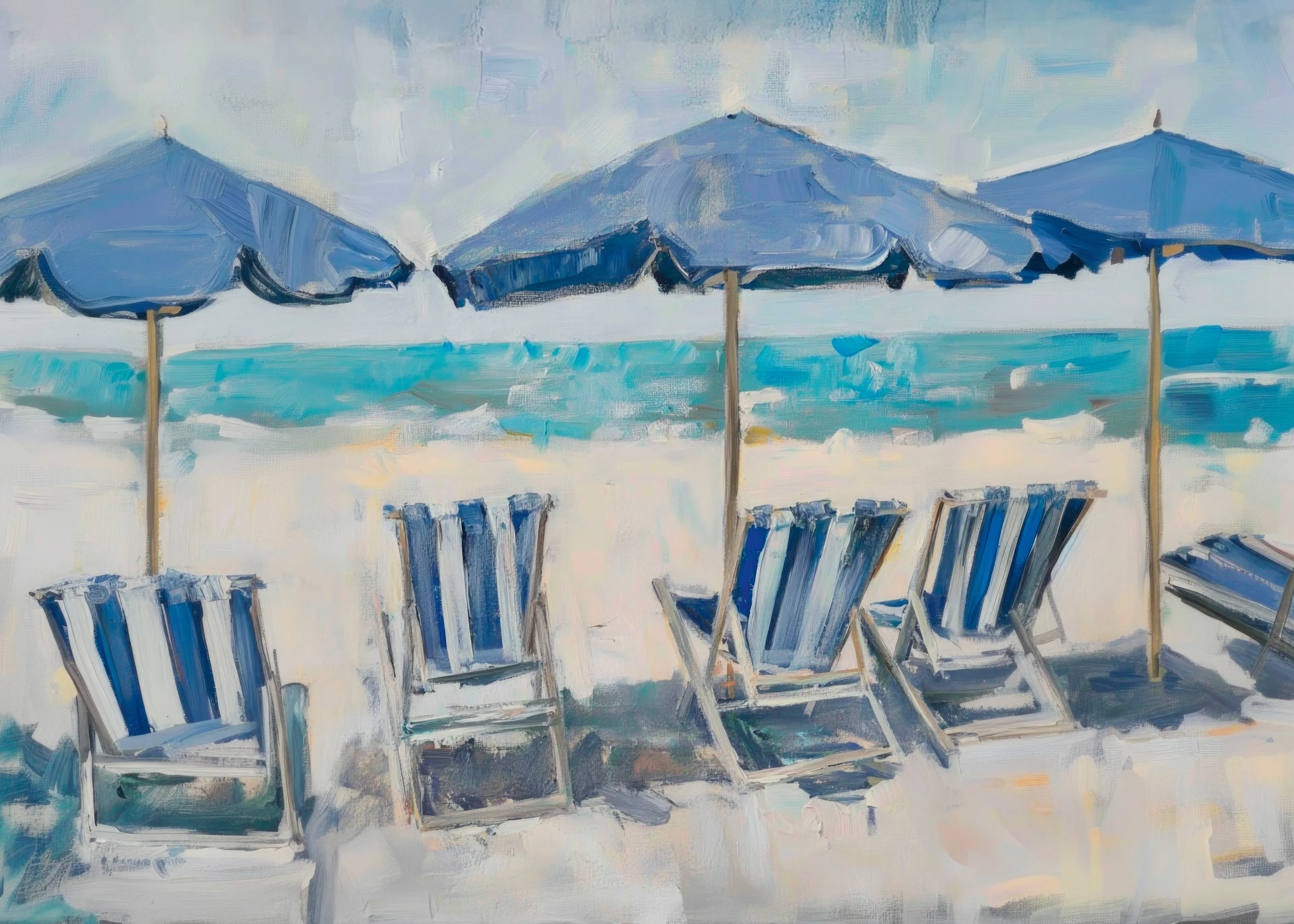 Kathrin Pienaar - Chaises de Plage Poster 0