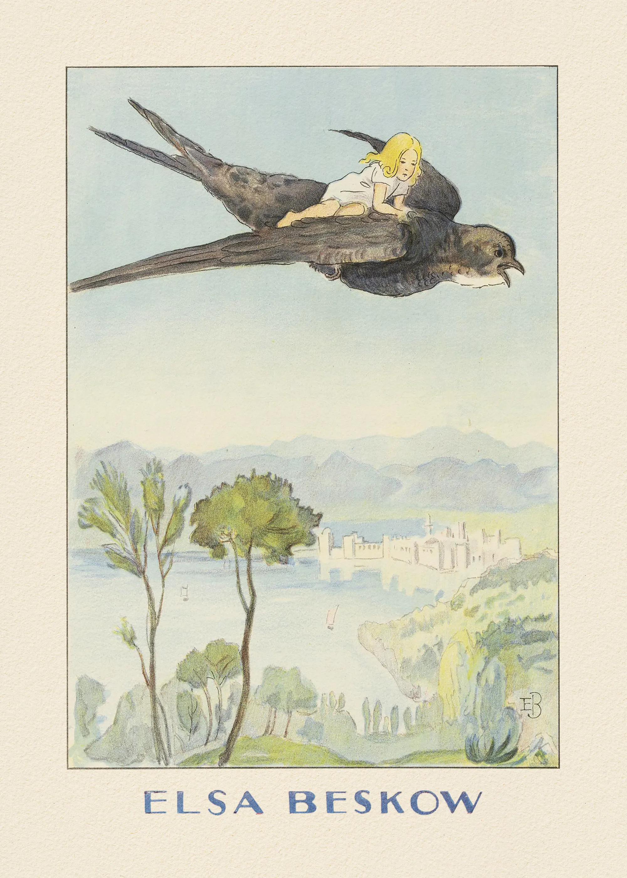 Elsa Beskow and Hc Andersen - Tummelisa Svalan Póster 0