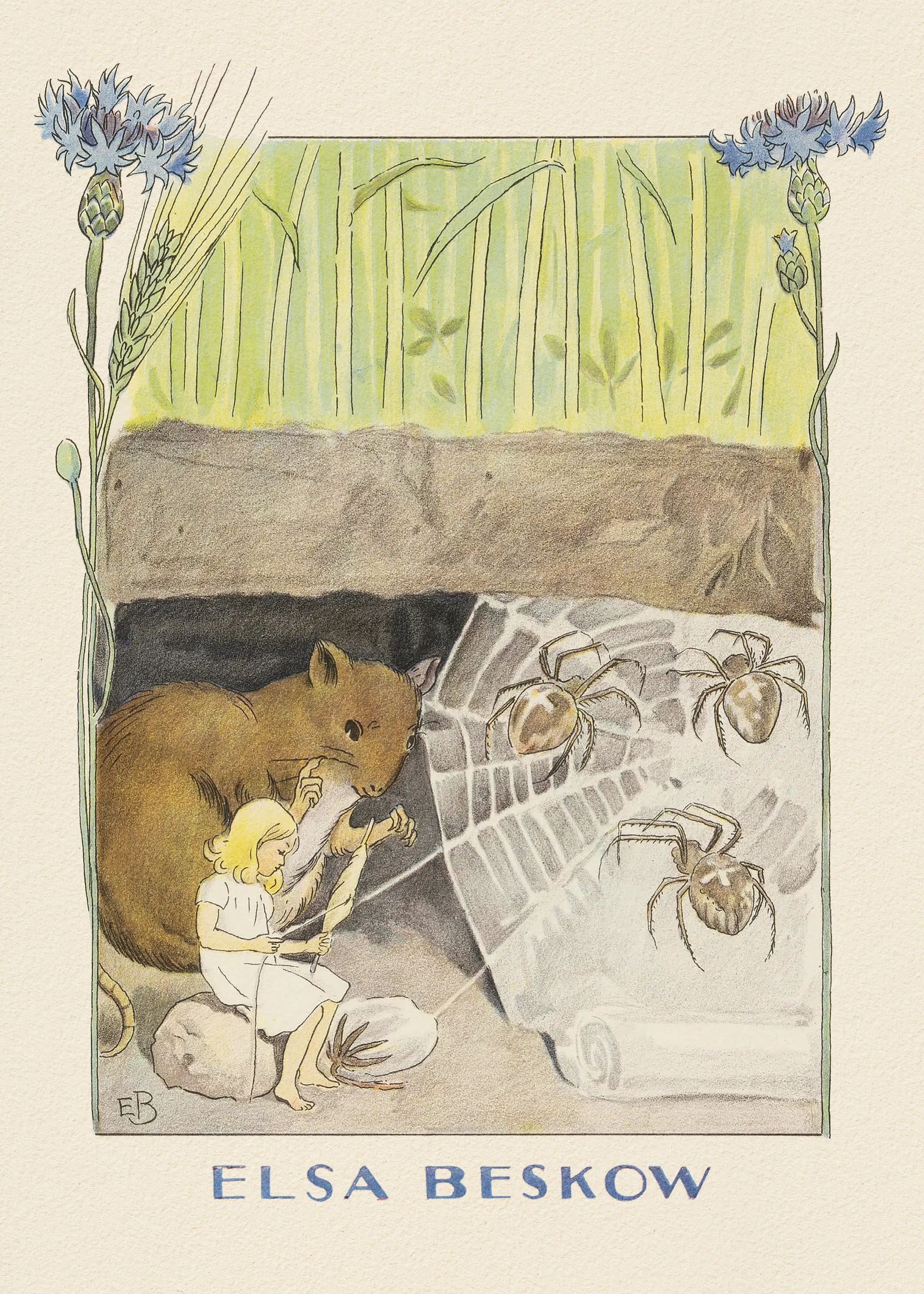 Elsa Beskow and Hc Andersen - Tummelisa Underjord Poster 0