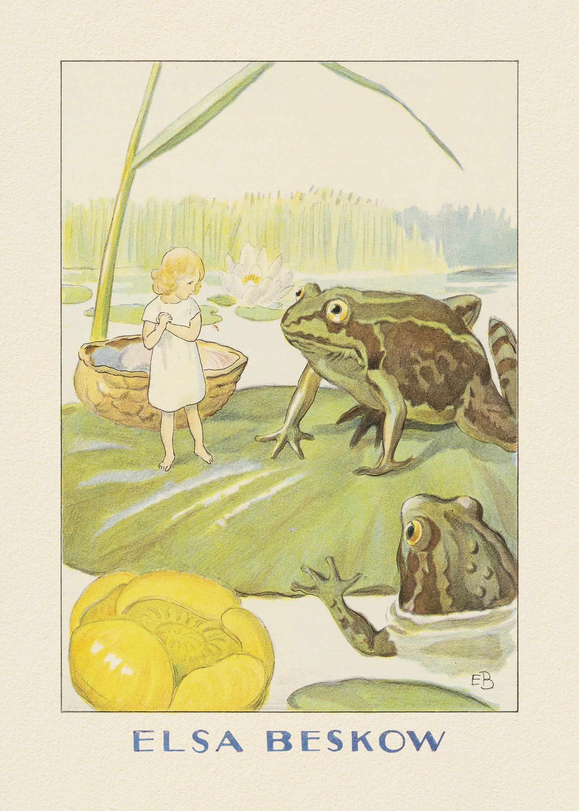 Elsa Beskow and Hc Andersen - Tummelisa Grodorna, Elsa Beskow Hc Andersen Póster 0