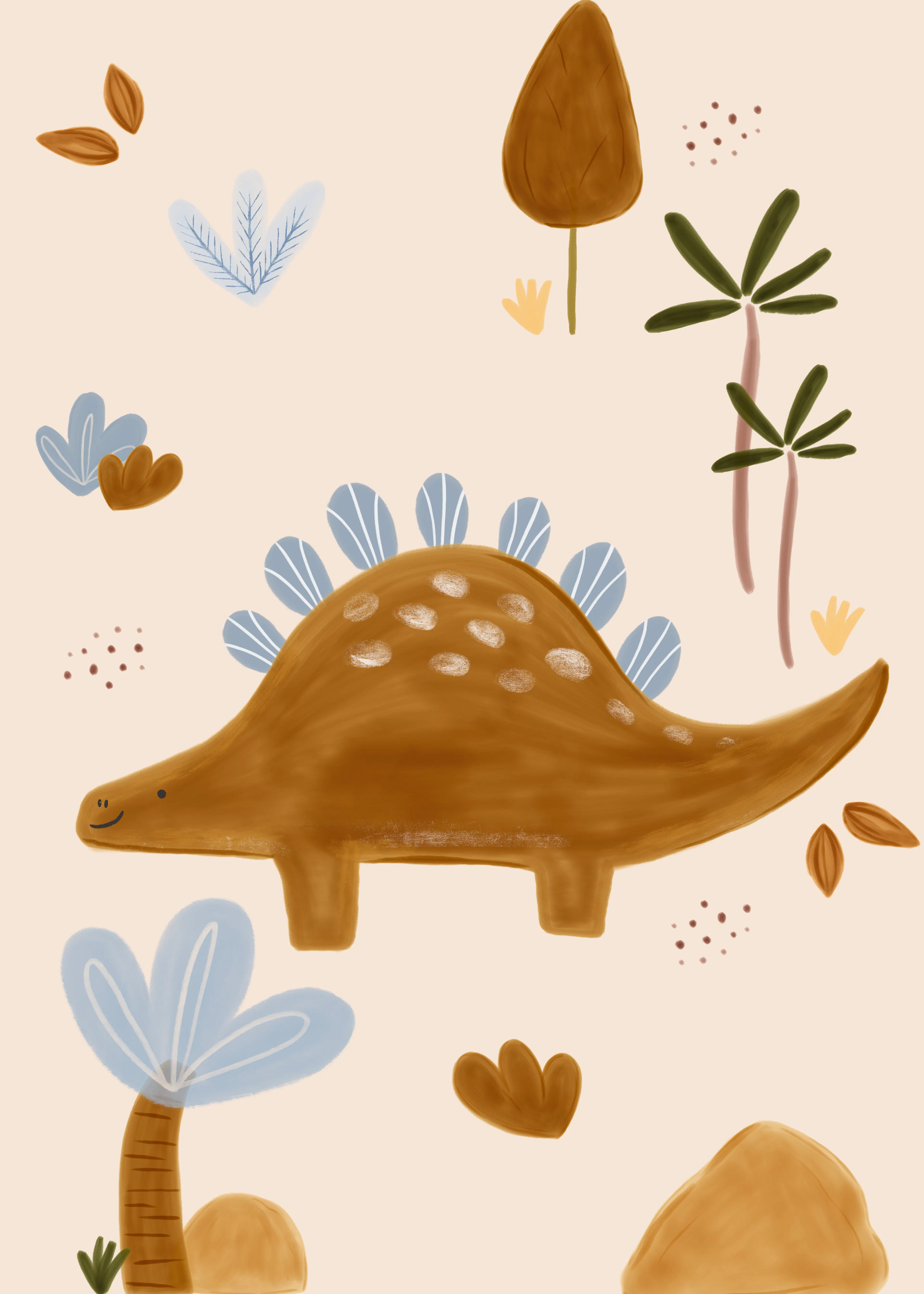 Menina Lisboa - Cute Dinosaur Friend Poster 0