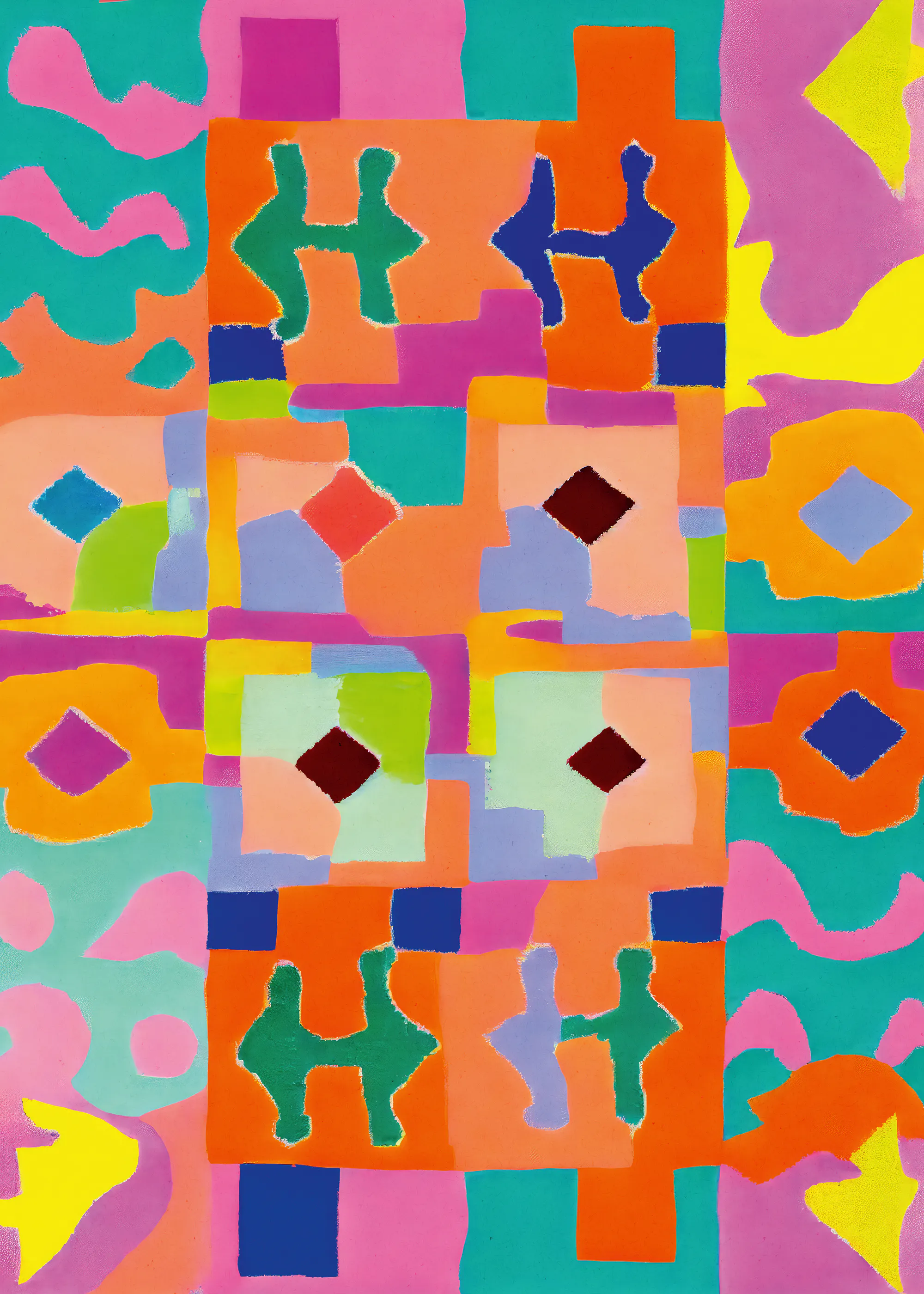 Treechild - Tapisserie Géométrique Éclatante Affiche 0