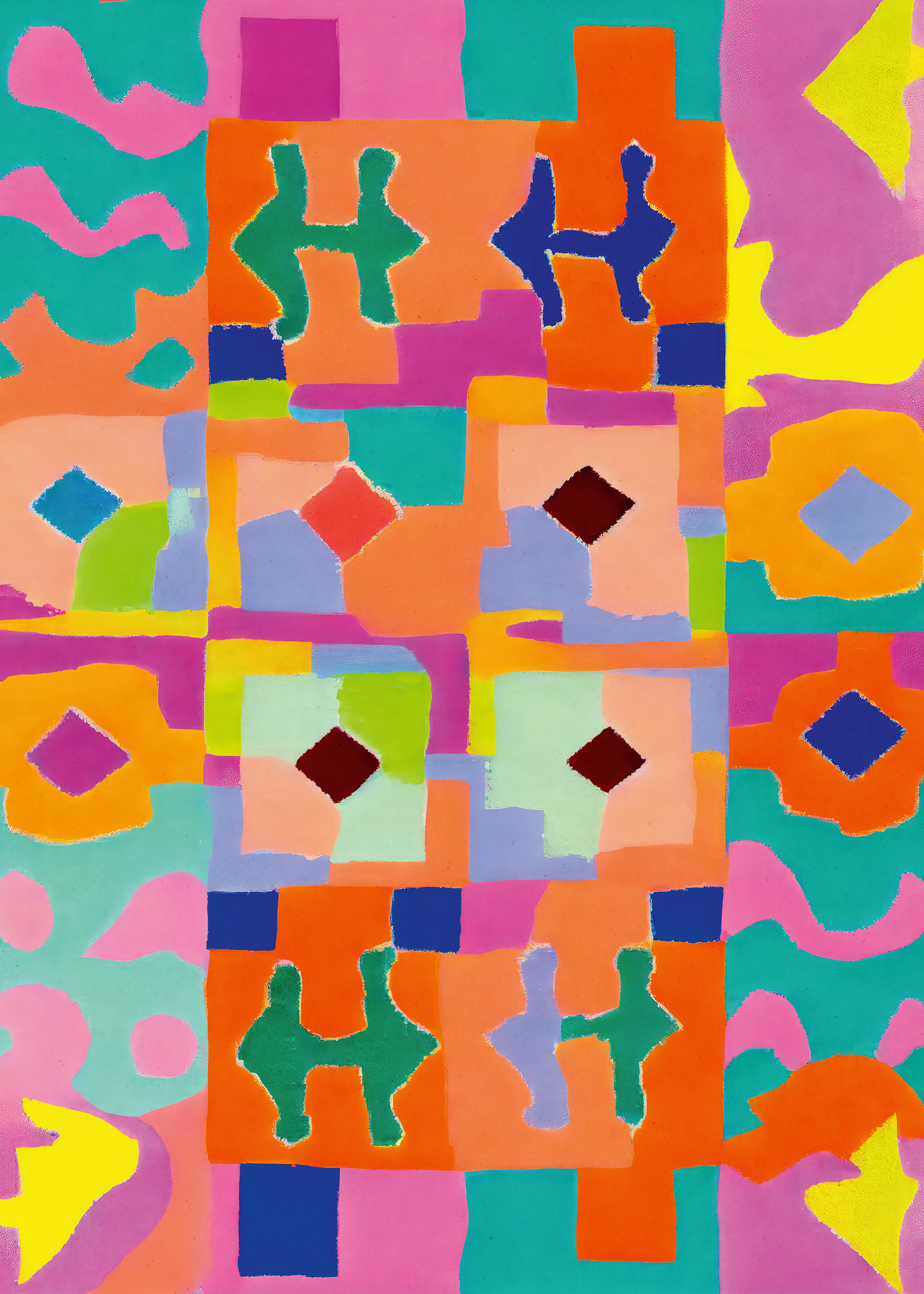 Treechild - Tapisserie Géométrique Éclatante Affiche 0