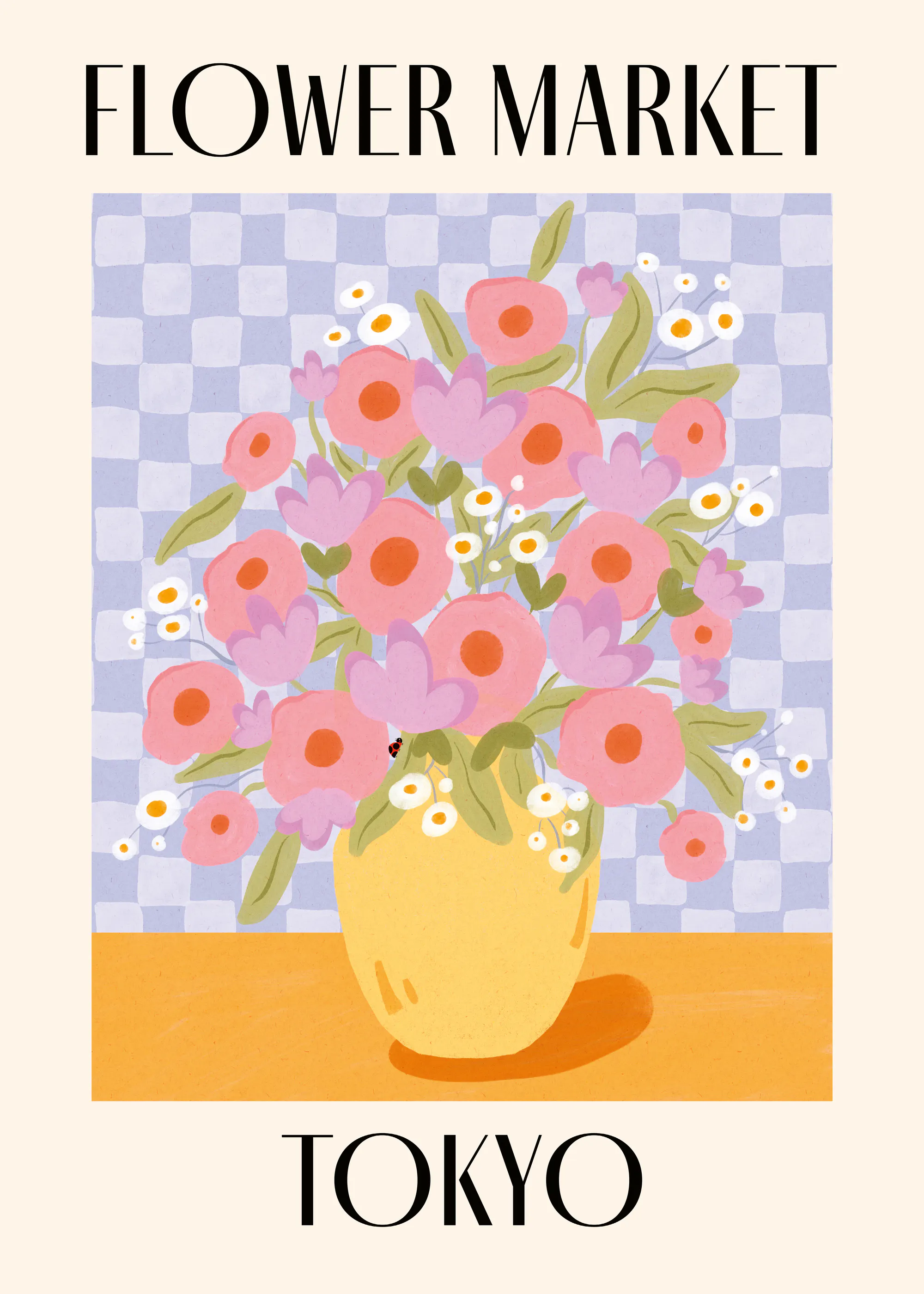 Dirkie Nell - Flower Market Tokyo Poster 0