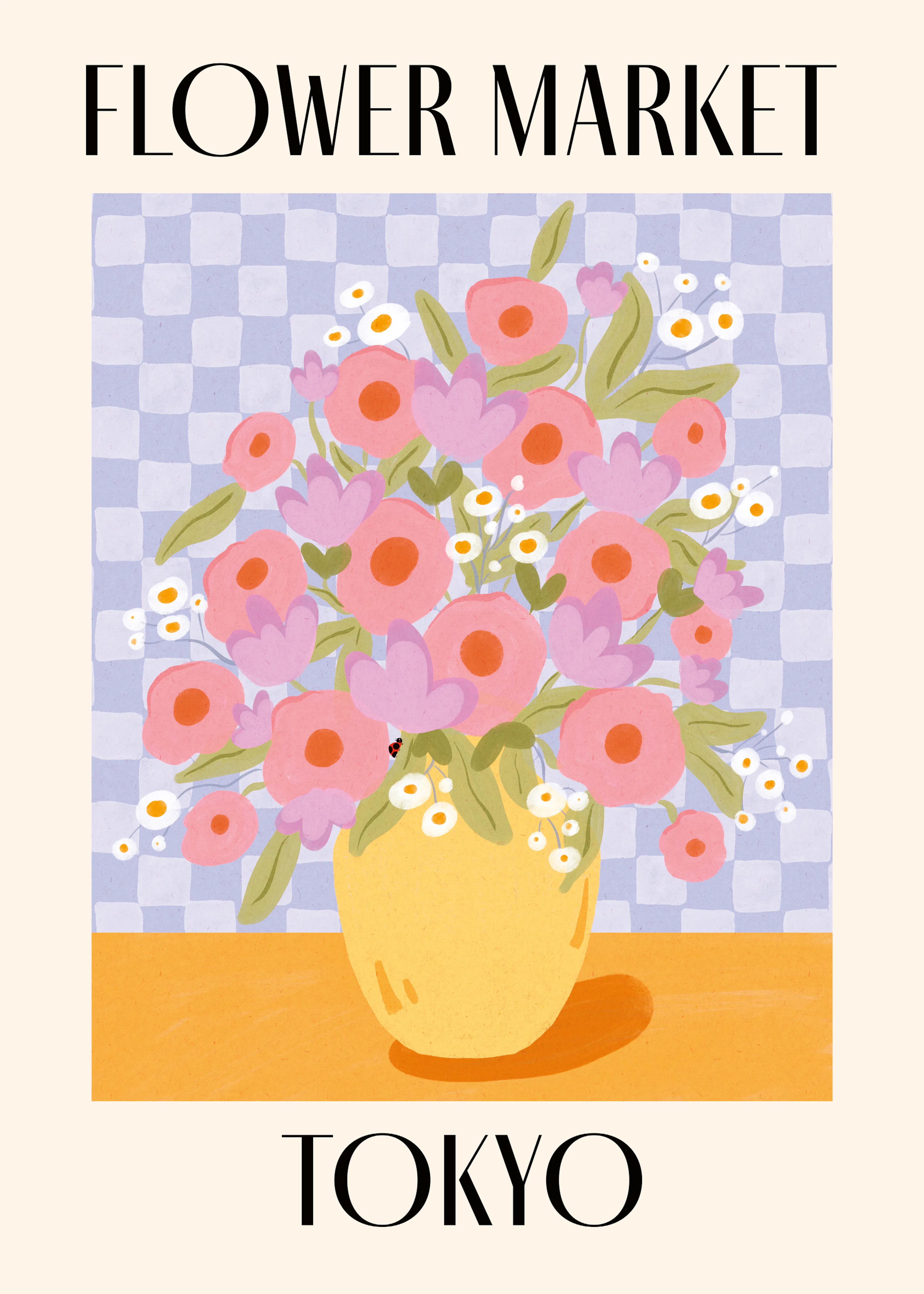 Dirkie Nell - Flower Market Tokyo Poster 0