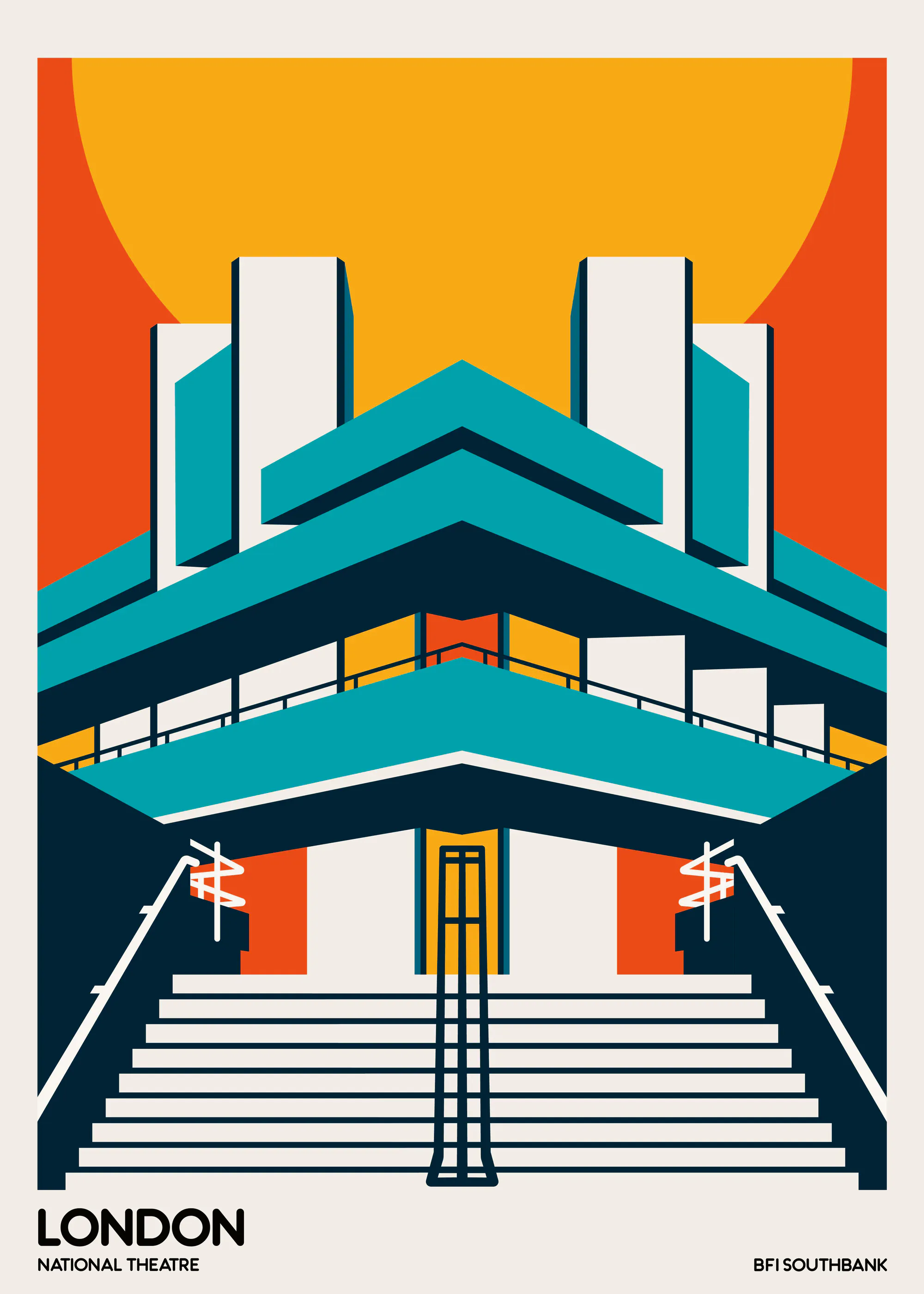Retrodrome - London National Theatre Plakat 0