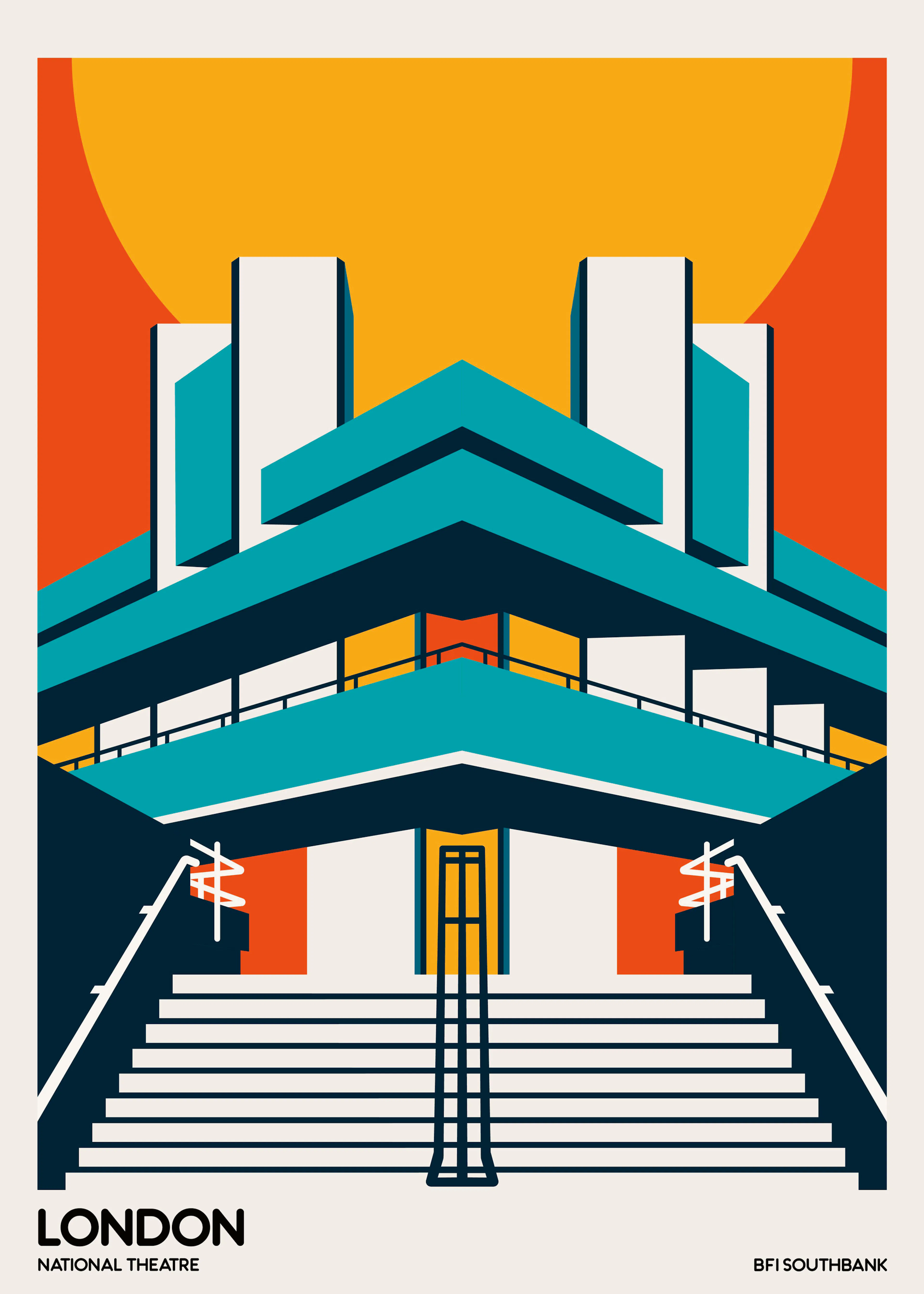 Retrodrome - London National Theatre Plakat 0
