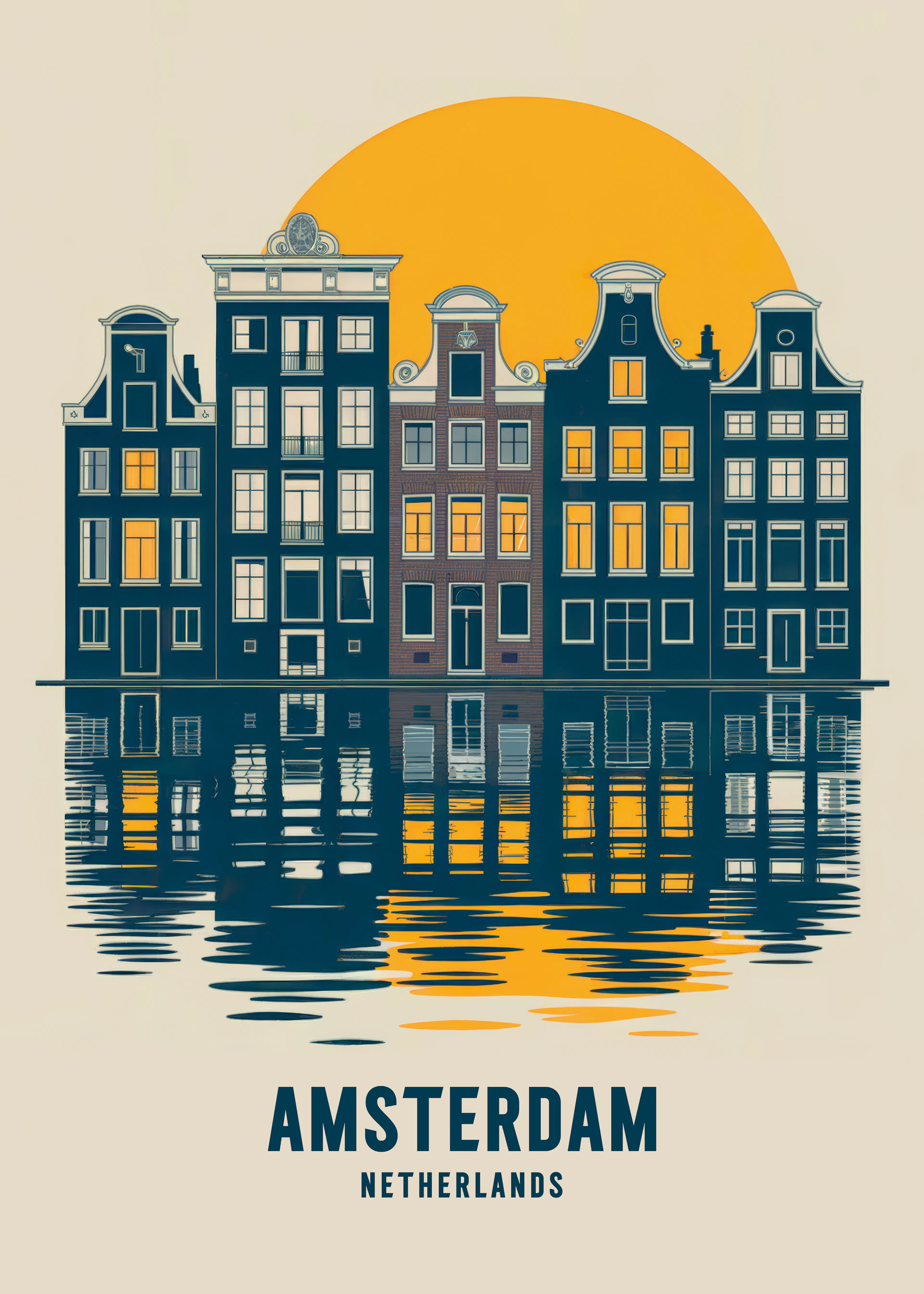 Andreas Magnusson - Amsterdam Kanalleuchten Poster 0