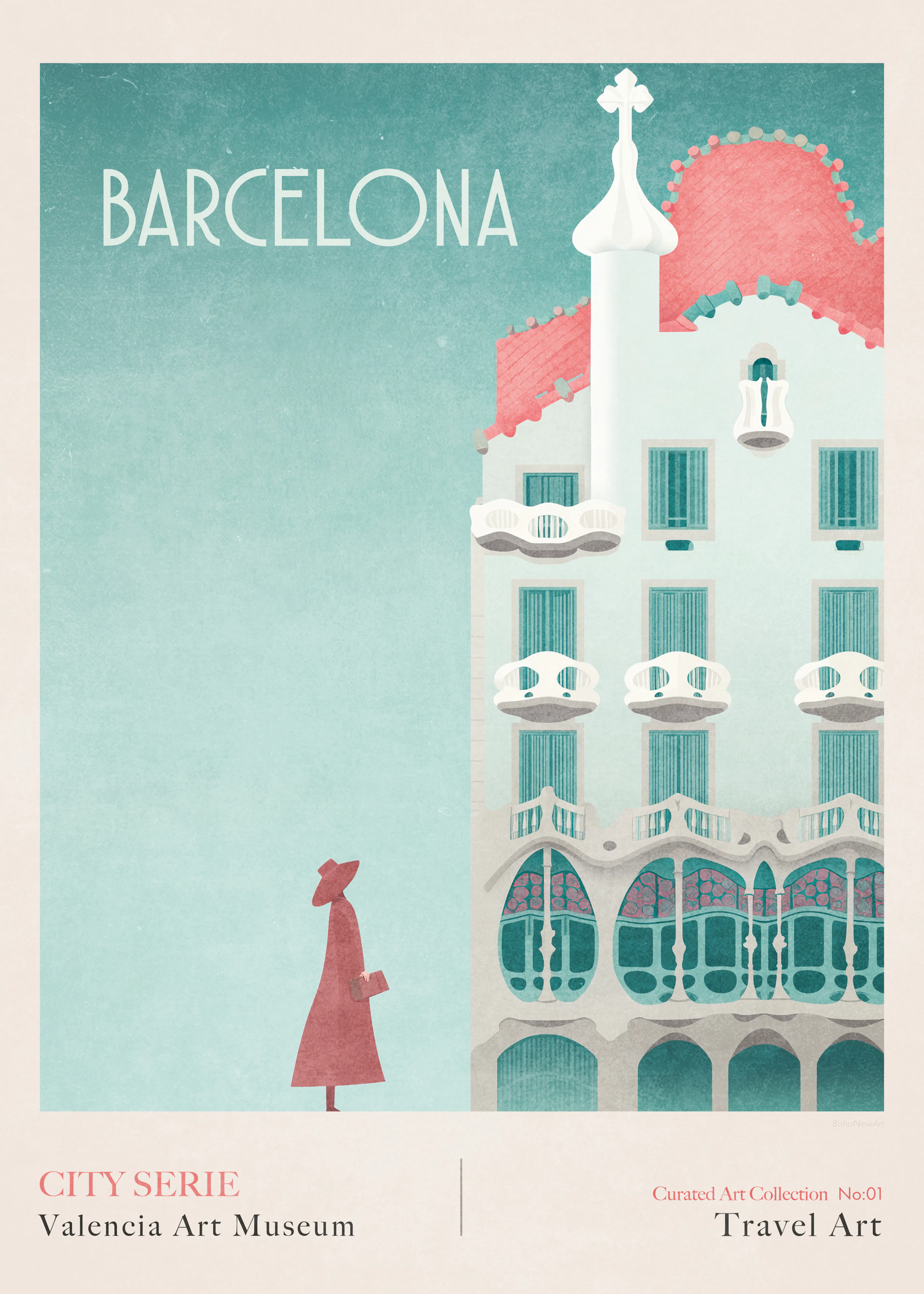 Emel Tunaboylu - Barcelona - Casa Batlló Plakat 0