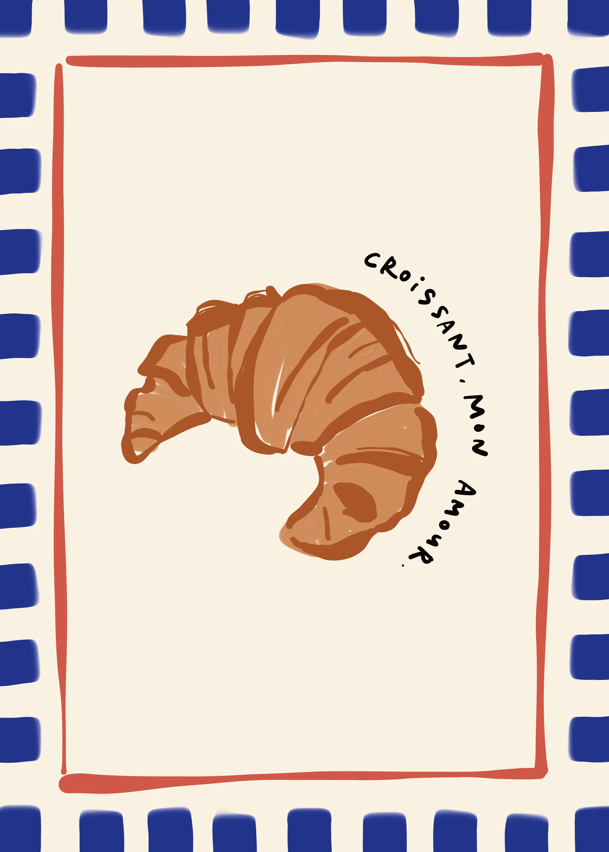 Rio Soléy - French Croissant Love Poster 0