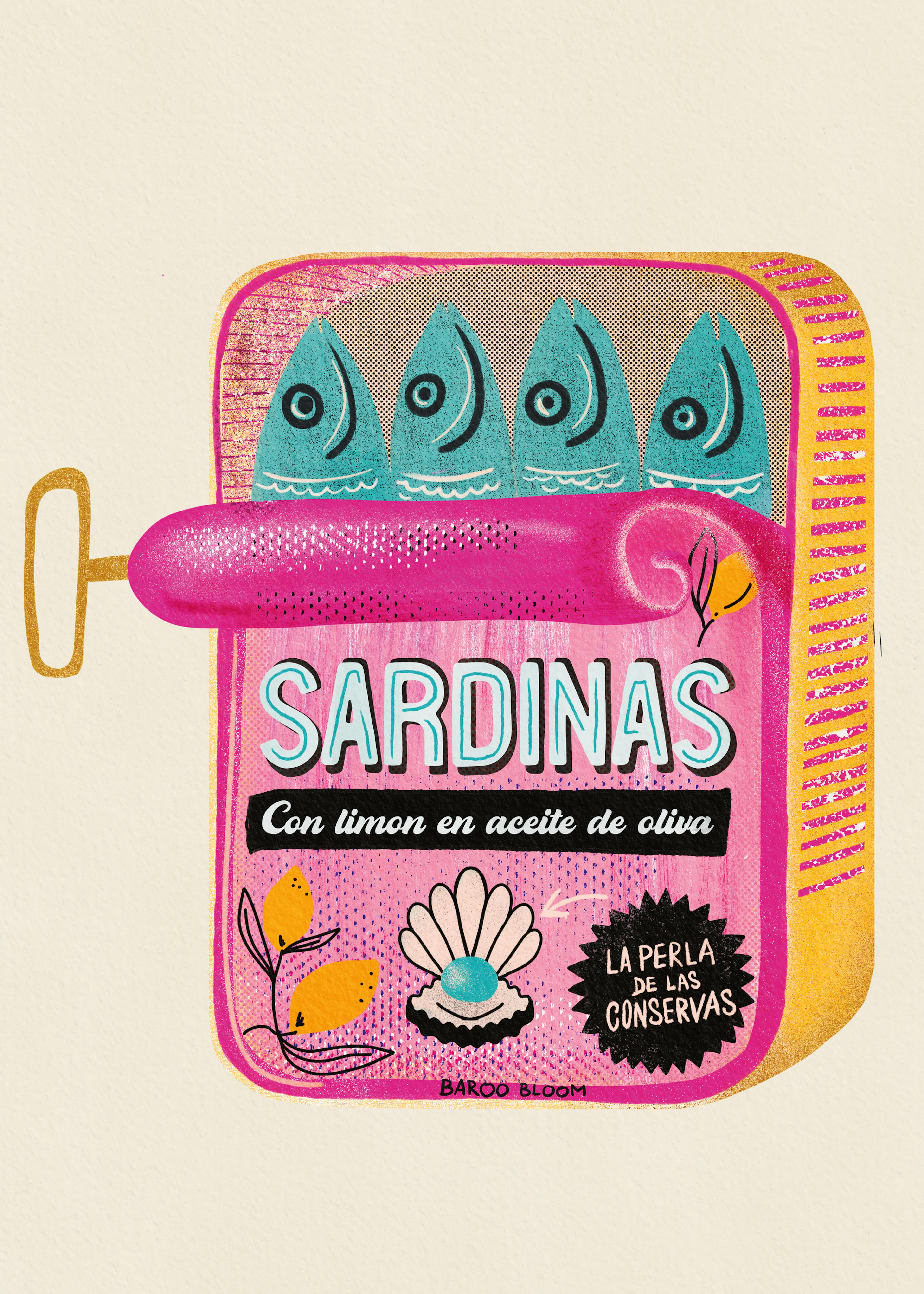 Baroo Bloom - Sardine Capricioase Roz Poster 0