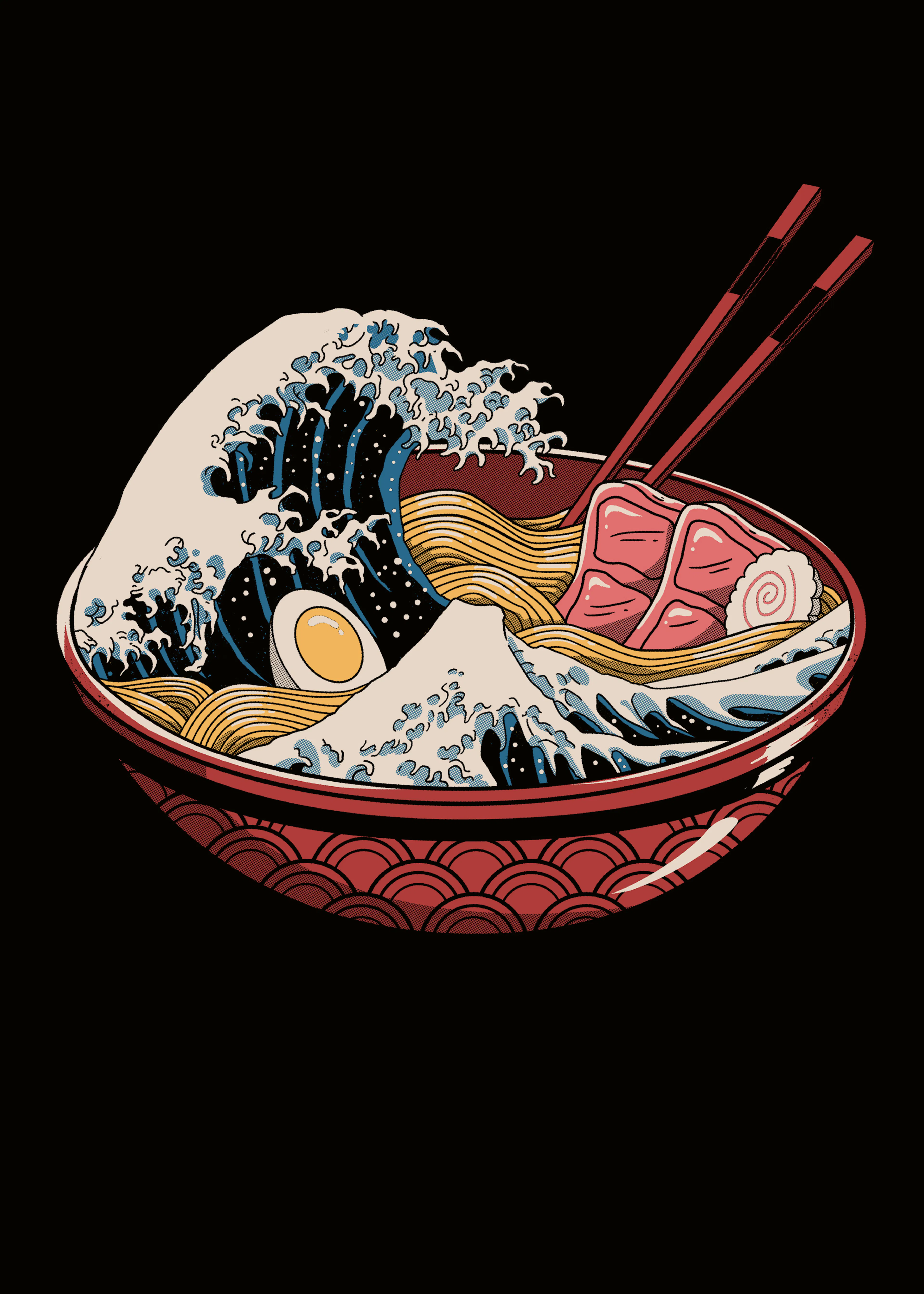 Vincent Trinidad - Grande Vague de Ramen Affiche 0