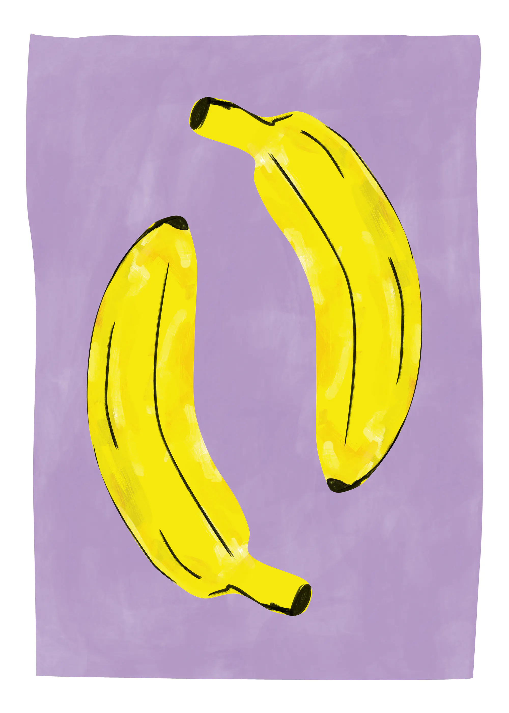 Elena Ristova - Playful Purple Bananas Plakat 0