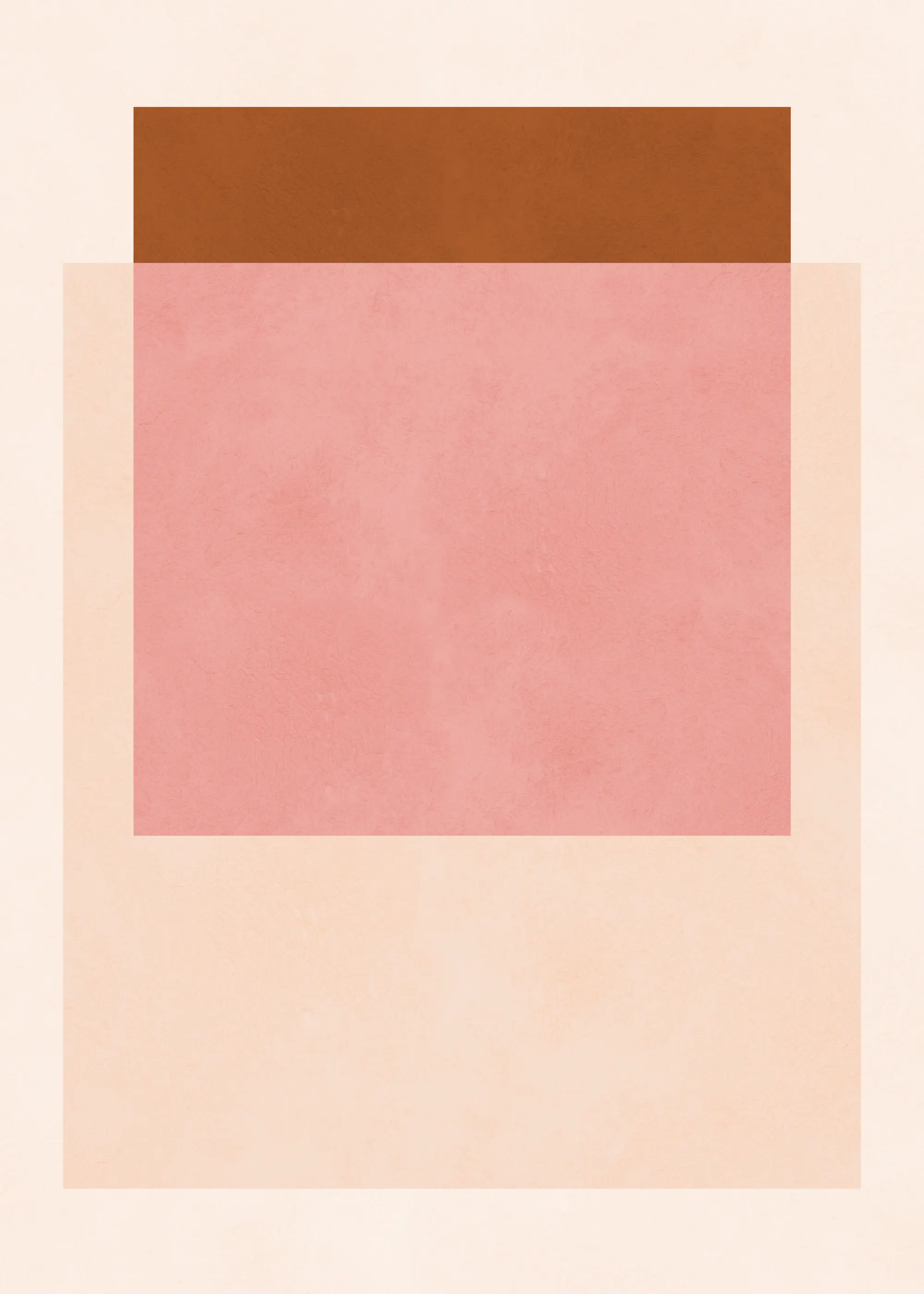 Vitor Costa - Blush Geometrisk Abstrakt Plakat 0