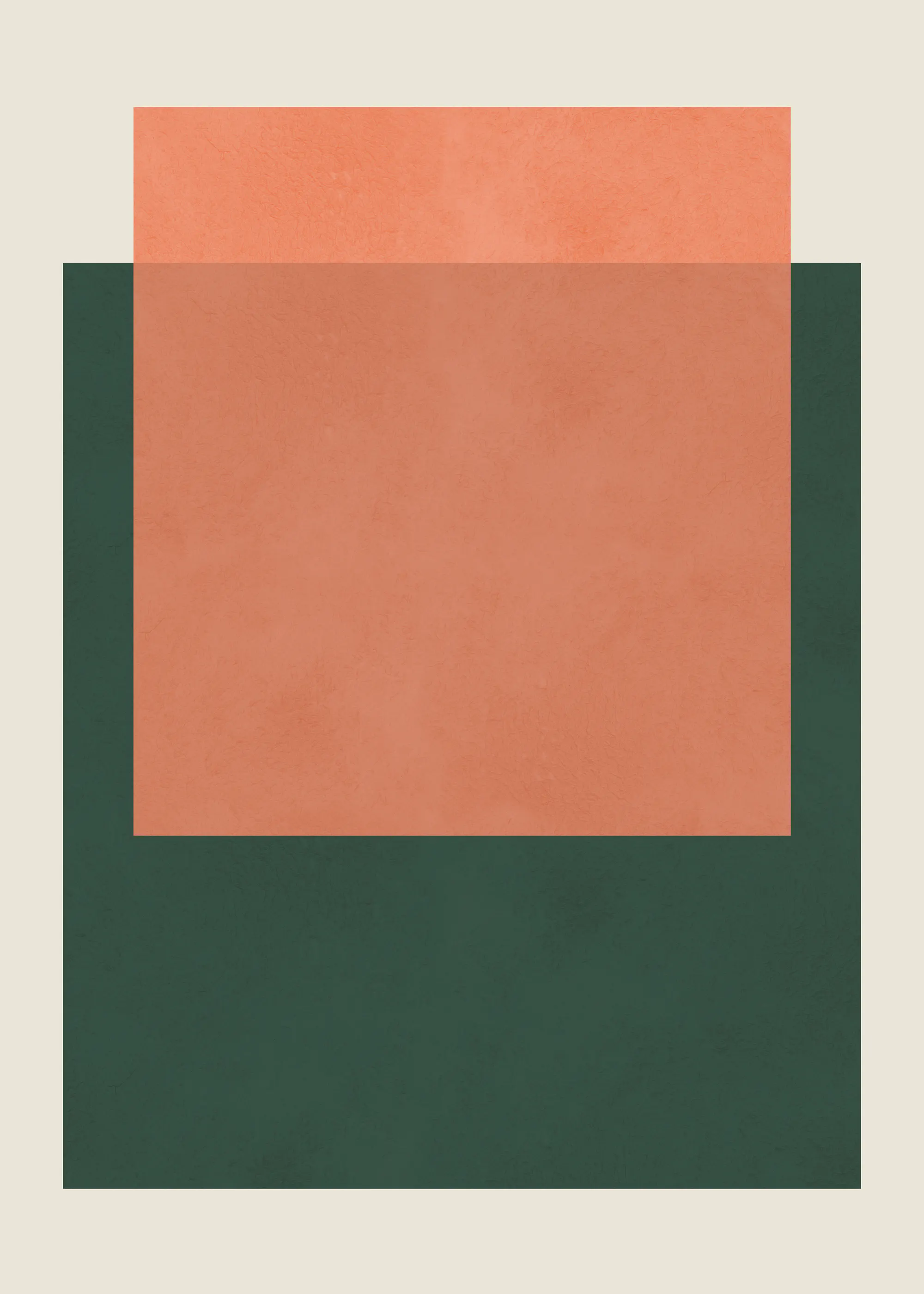 Vitor Costa - Abstrakt Terracotta Grøn Plakat 0