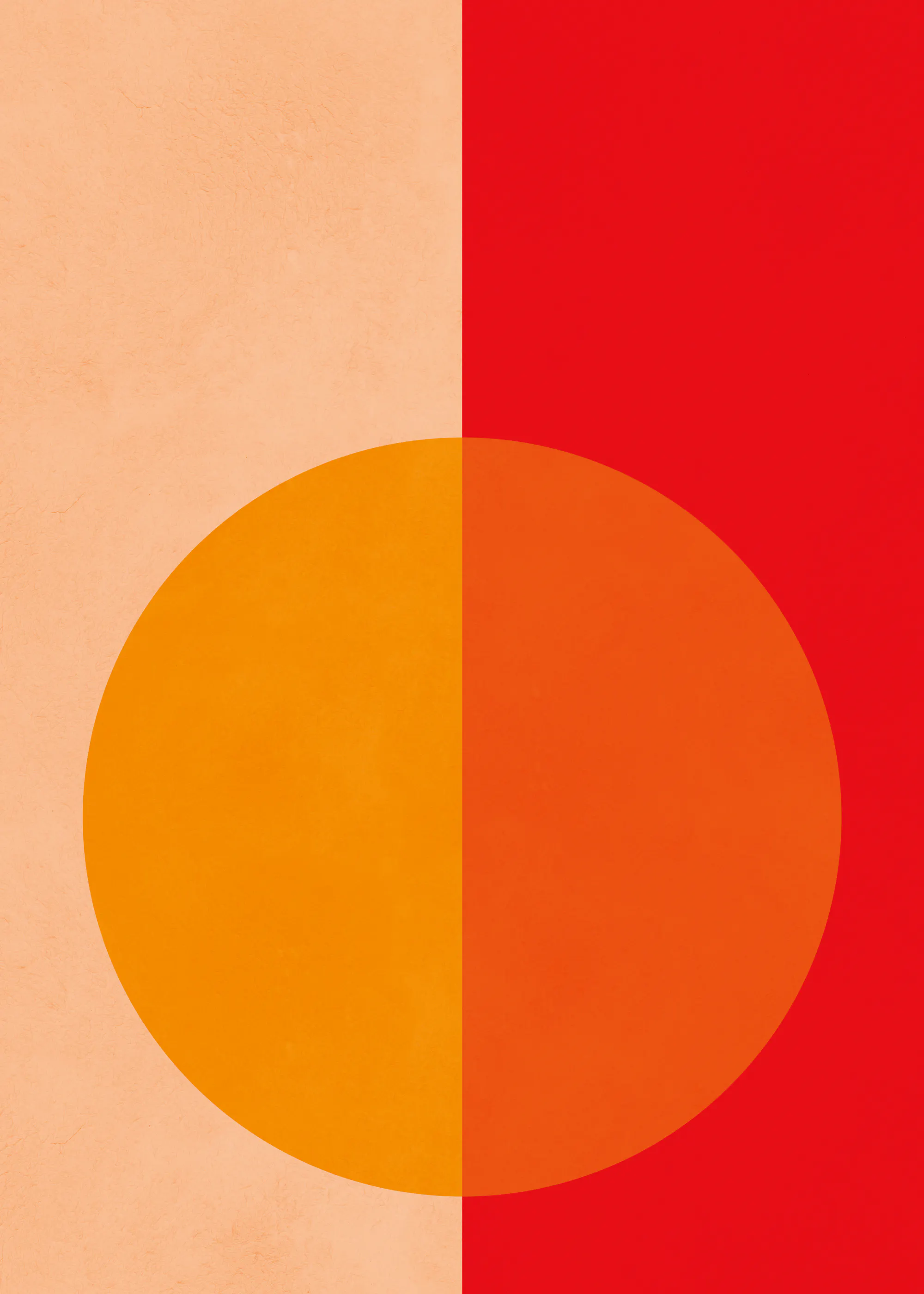 Vitor Costa - Abstrakt Farveblok Cirkel Plakat 0