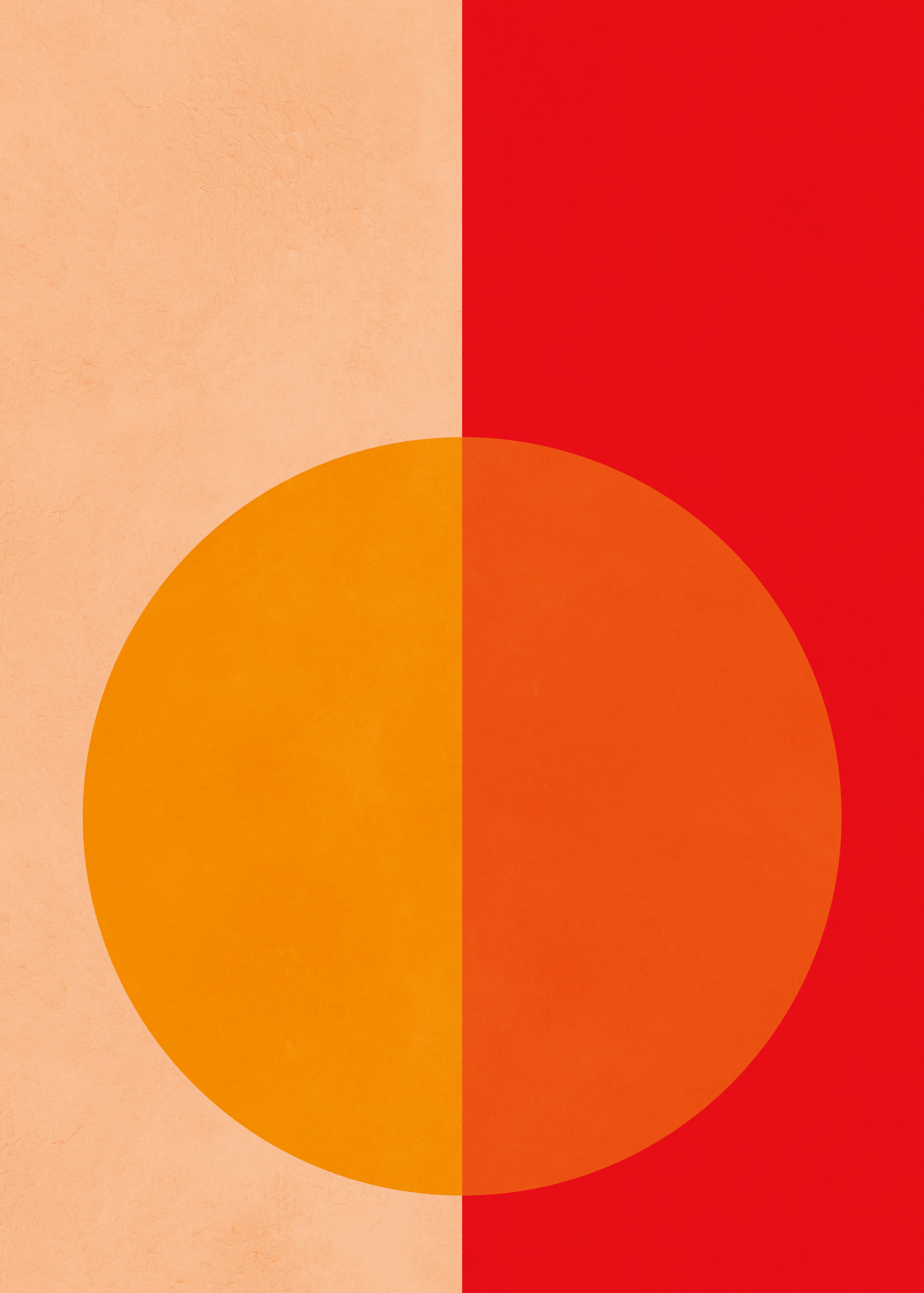 Vitor Costa - Abstrakt Farveblok Cirkel Plakat 0