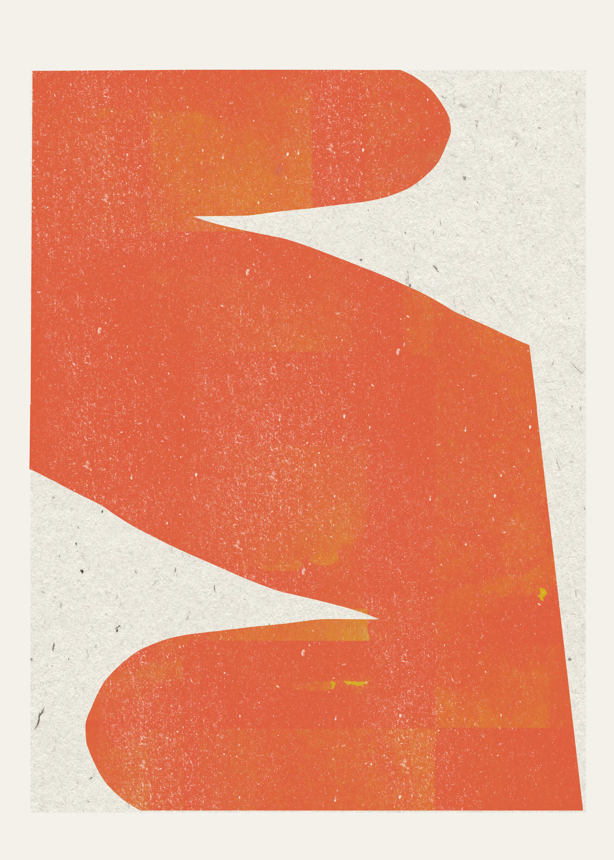 THE MIUUS STUDIO - Orange Siluett Poster 0