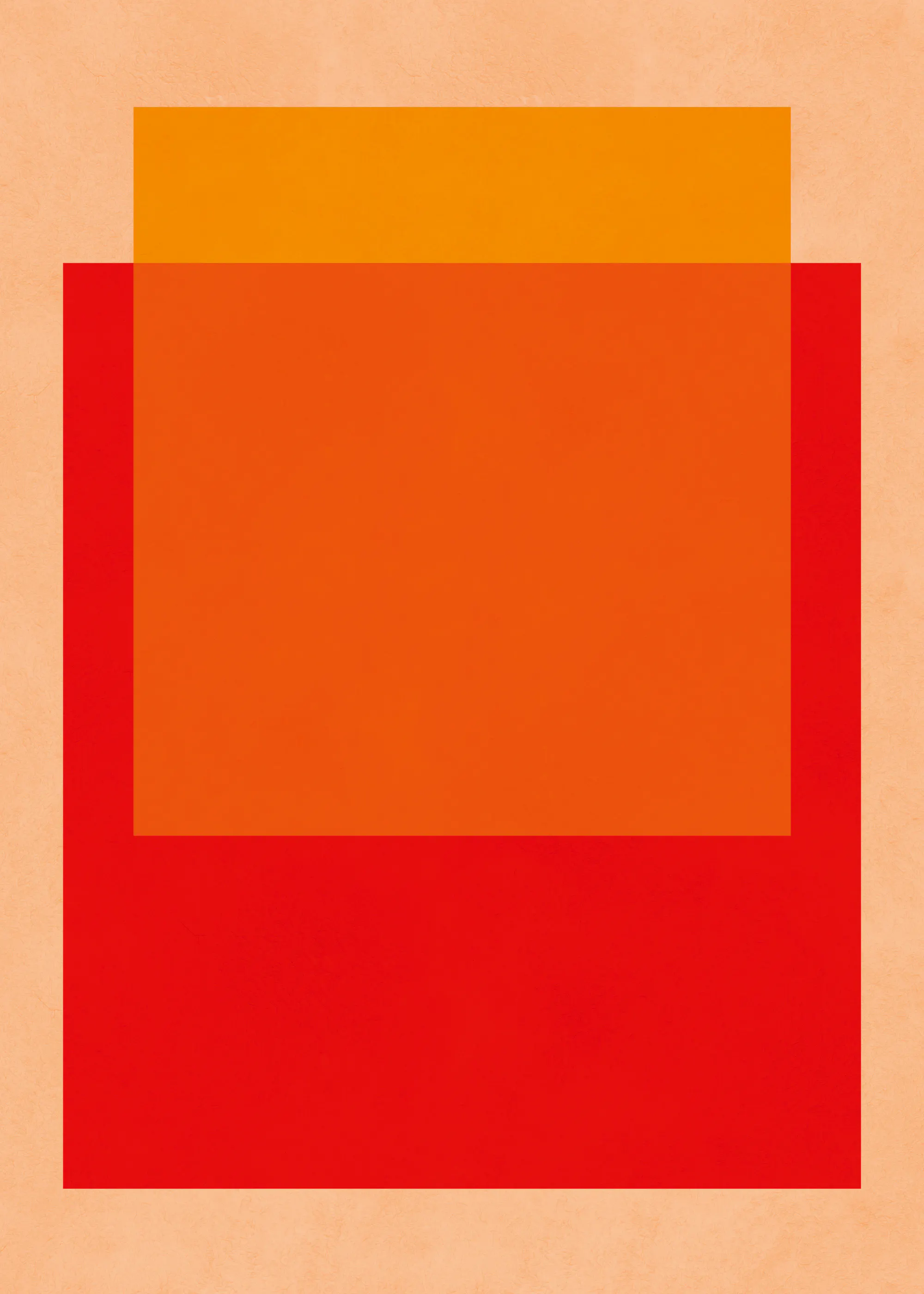 Vitor Costa - Warm Geometric Blocks Print 0