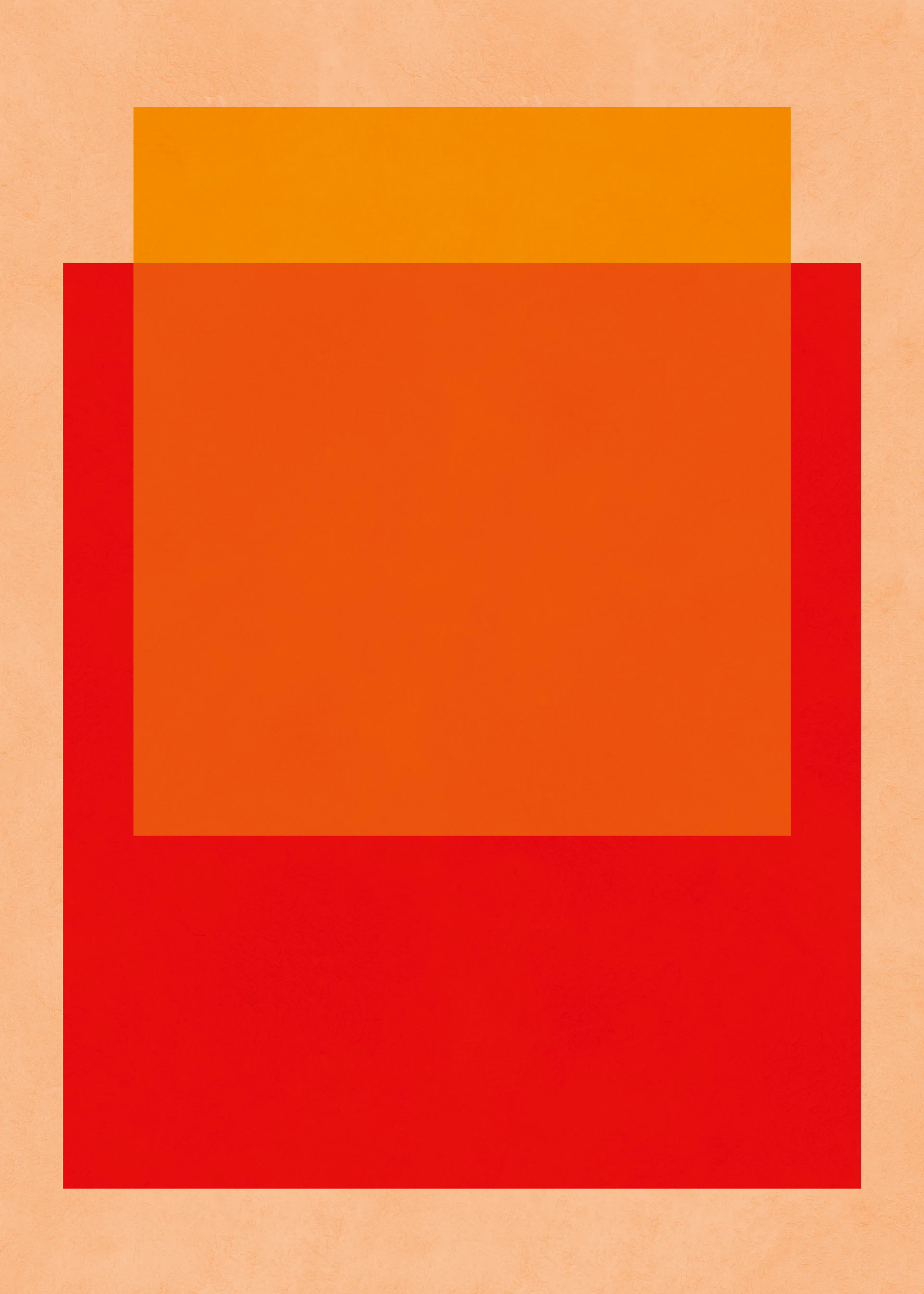 Vitor Costa - Warm Geometric Blocks Print 0
