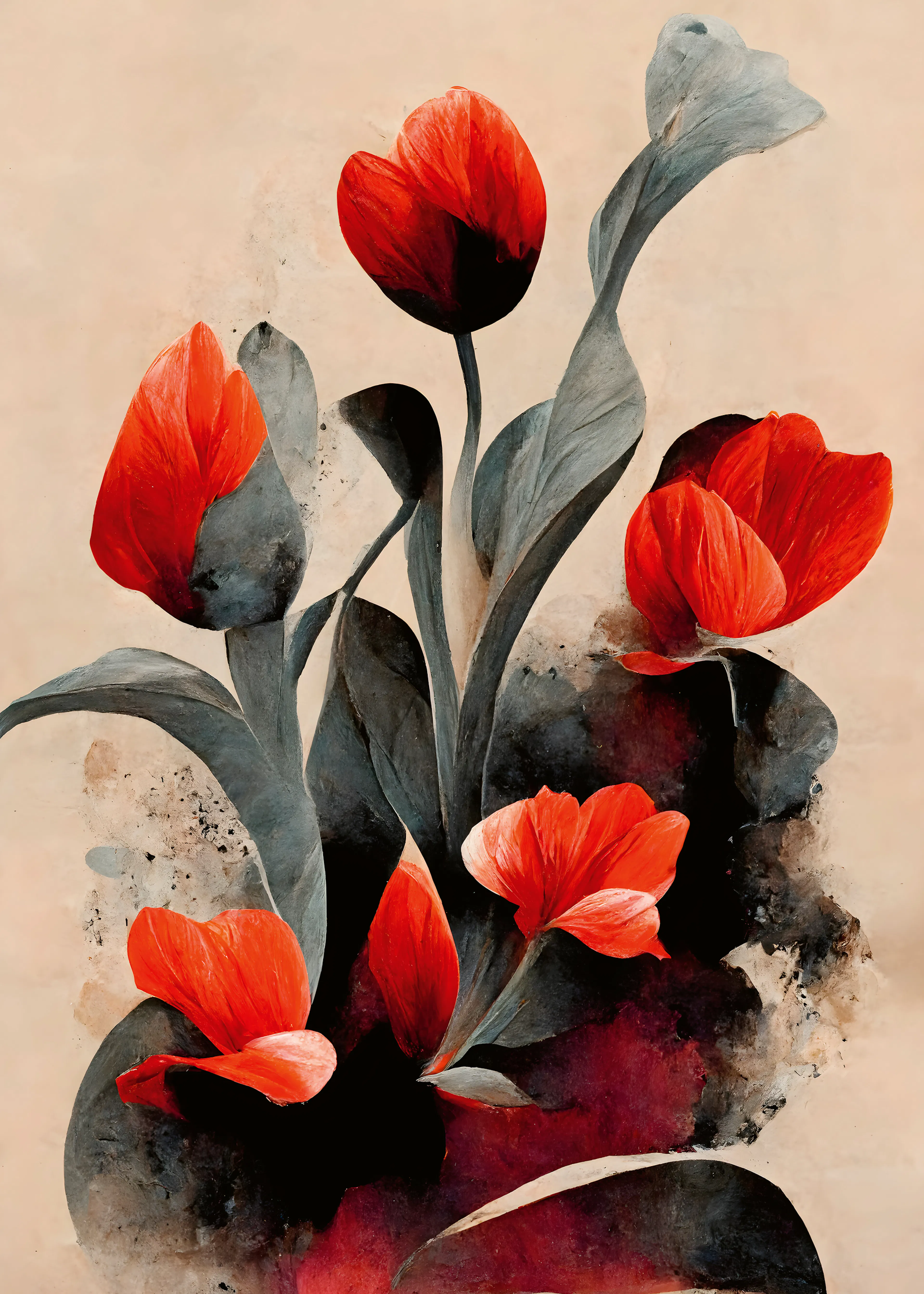 Treechild - Crimson Blossoms Poster 0