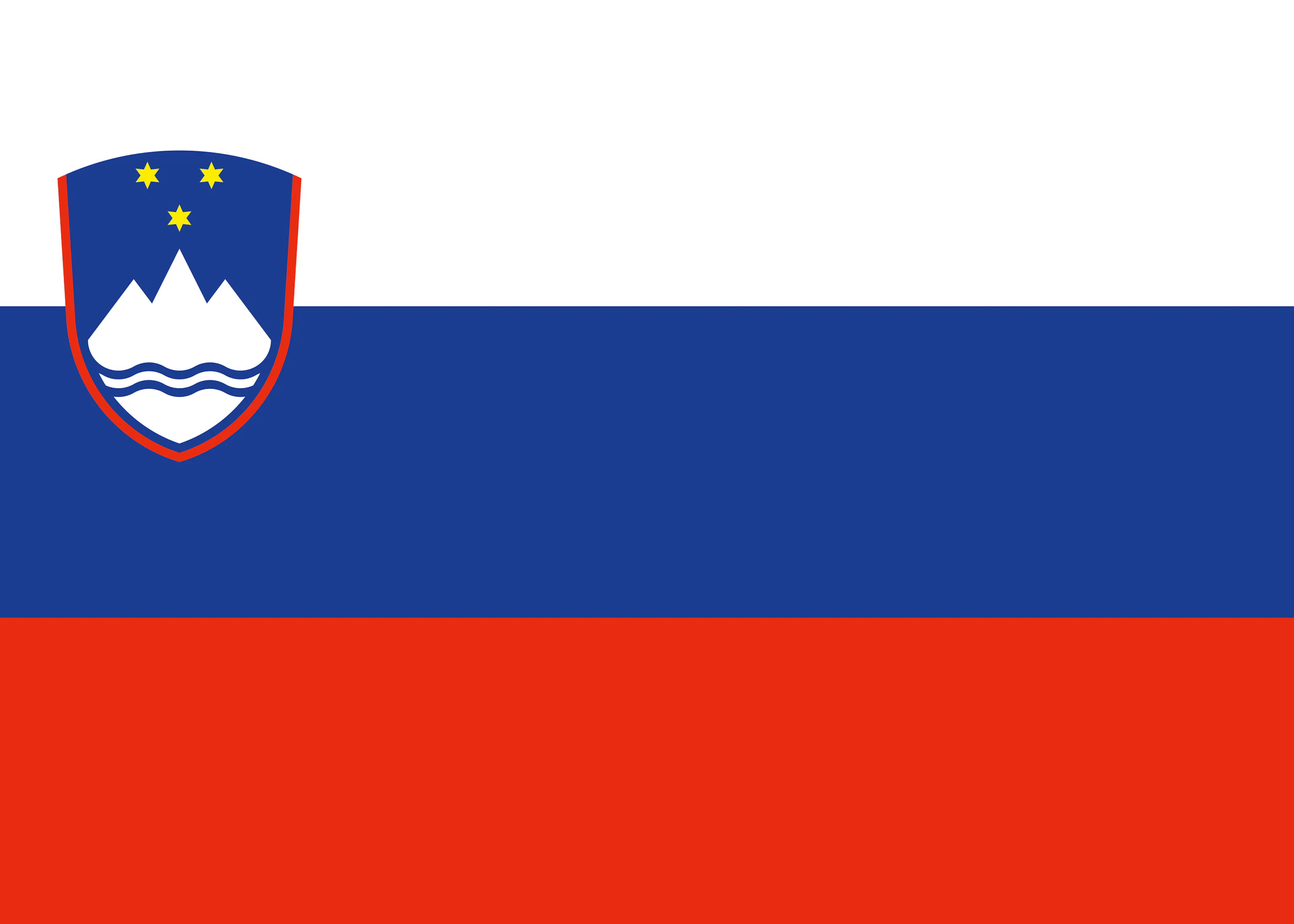 Slowenische Flagge Poster 0
