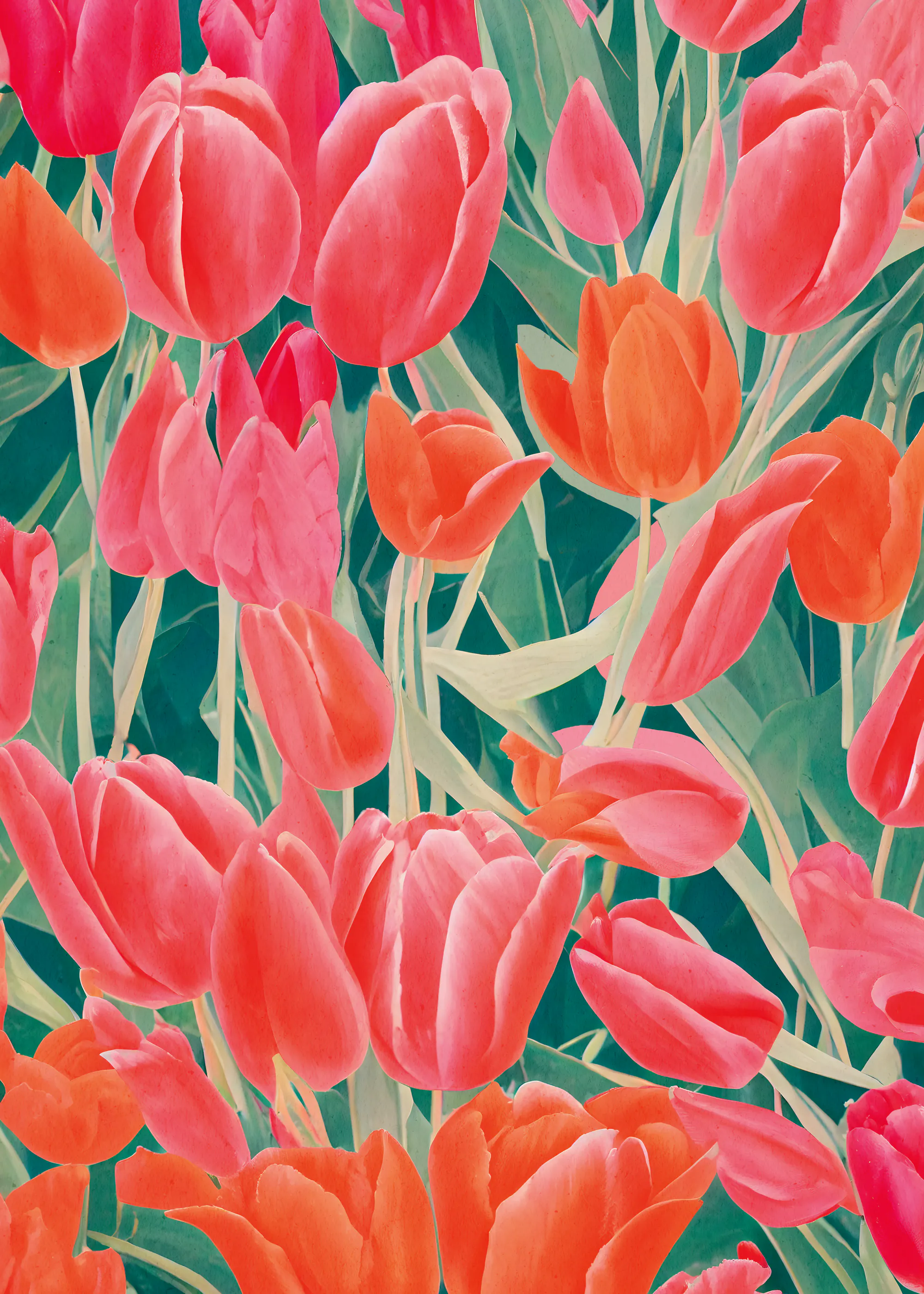 Treechild - Tulip Symphony Print 0