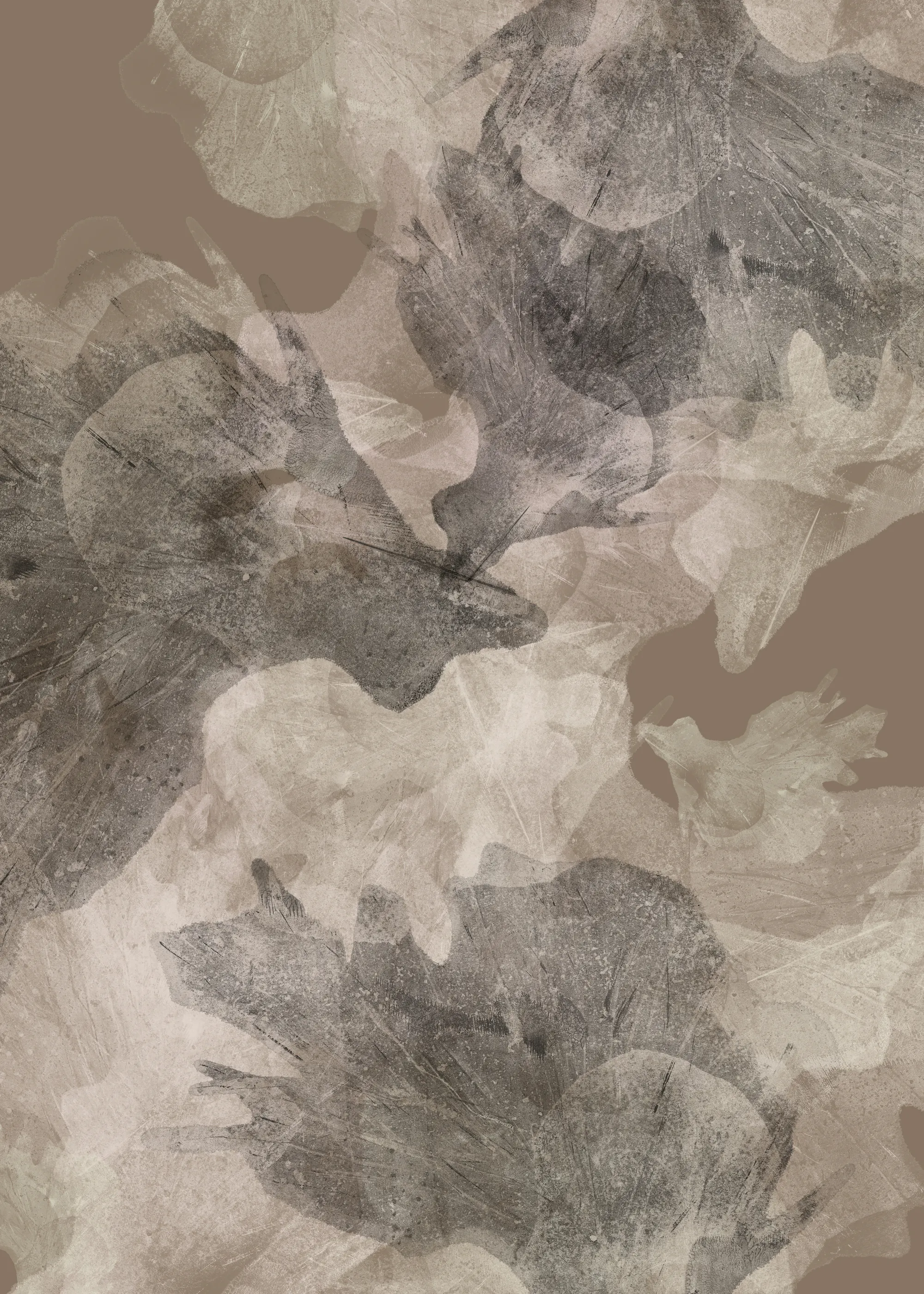Dina Dankers - Earthy Floral Abstraction Poster 0