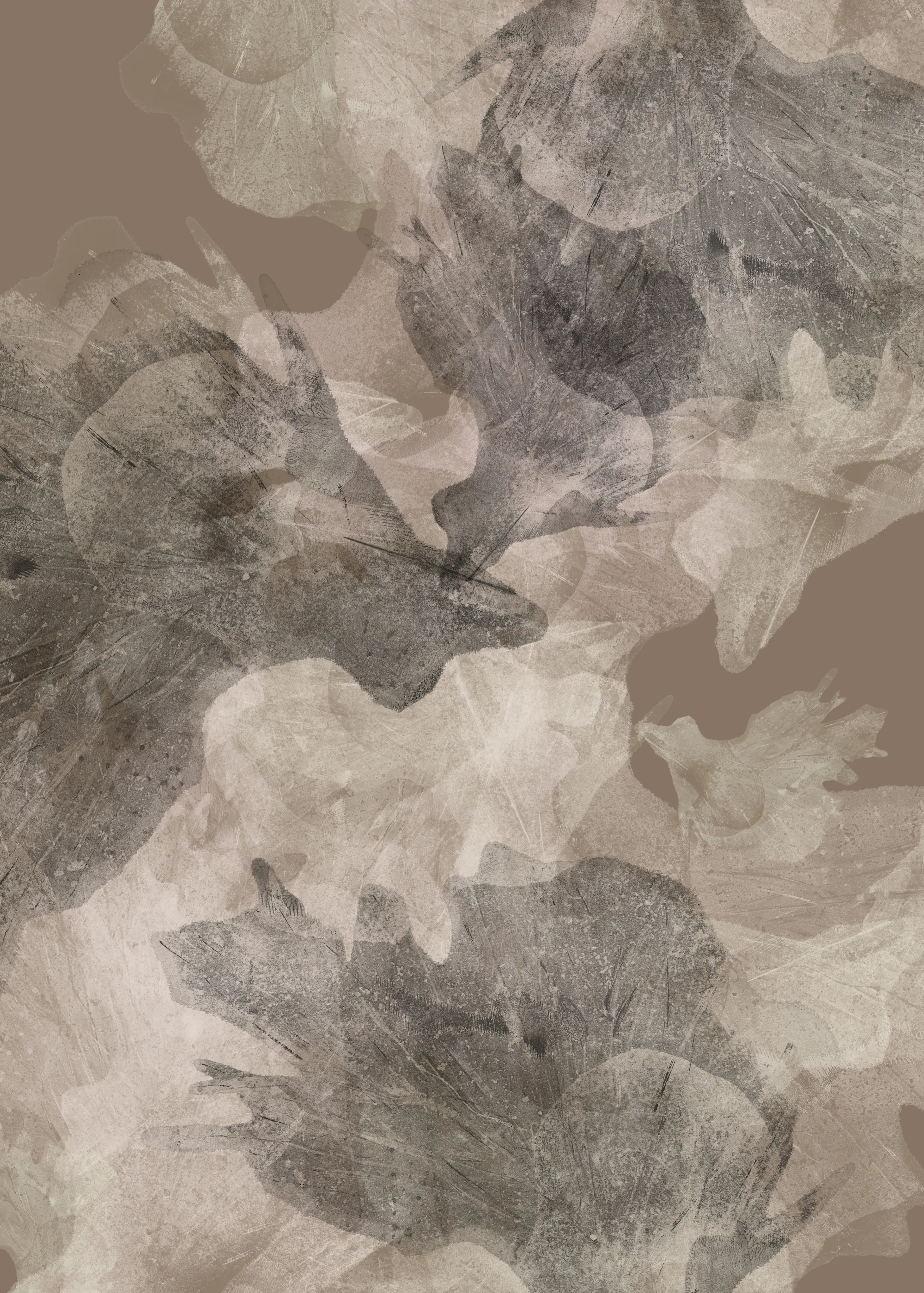 Dina Dankers - Earthy Floral Abstraction Poster 0