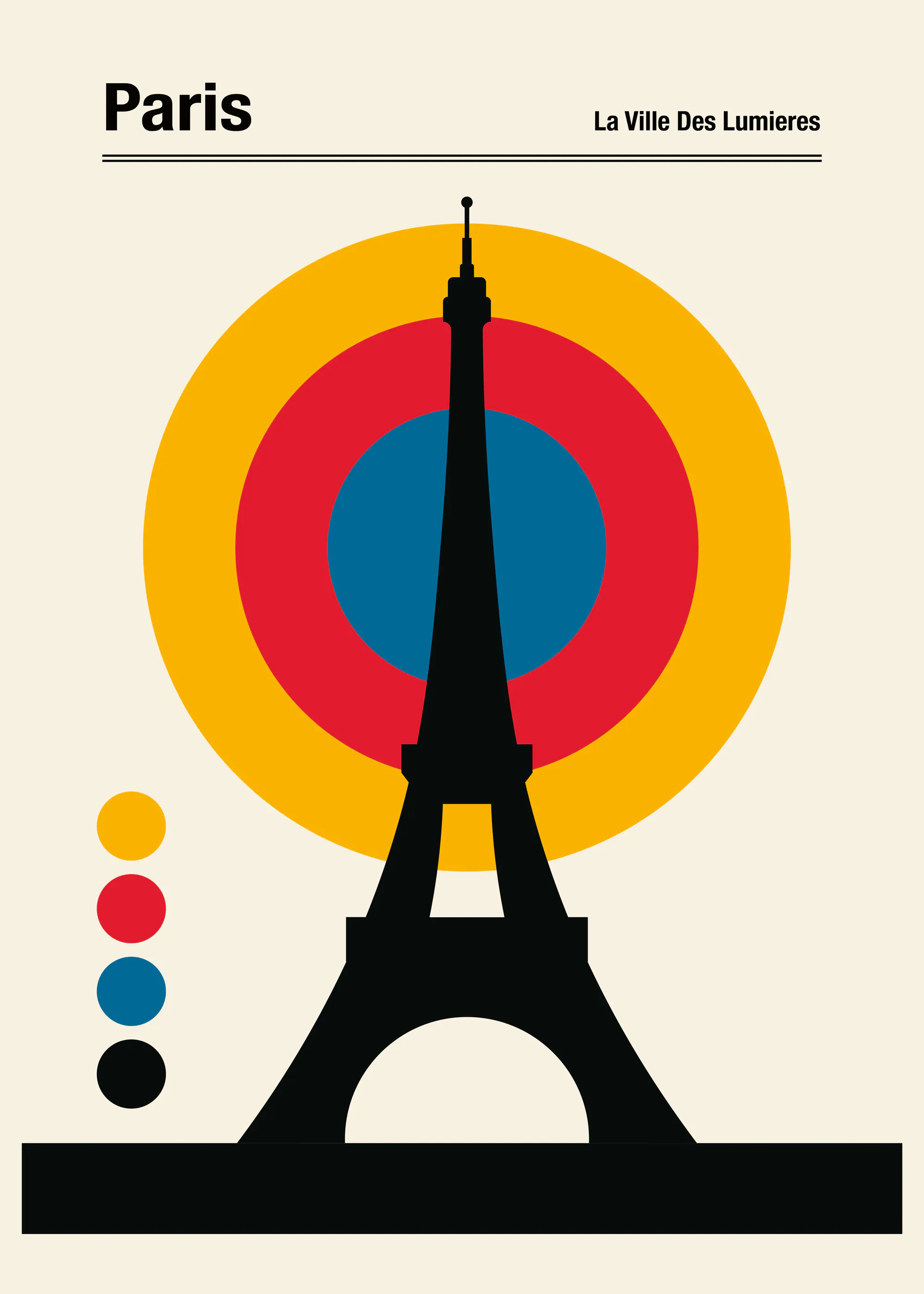 Retrodrome - Paris City of Lights Poster 0